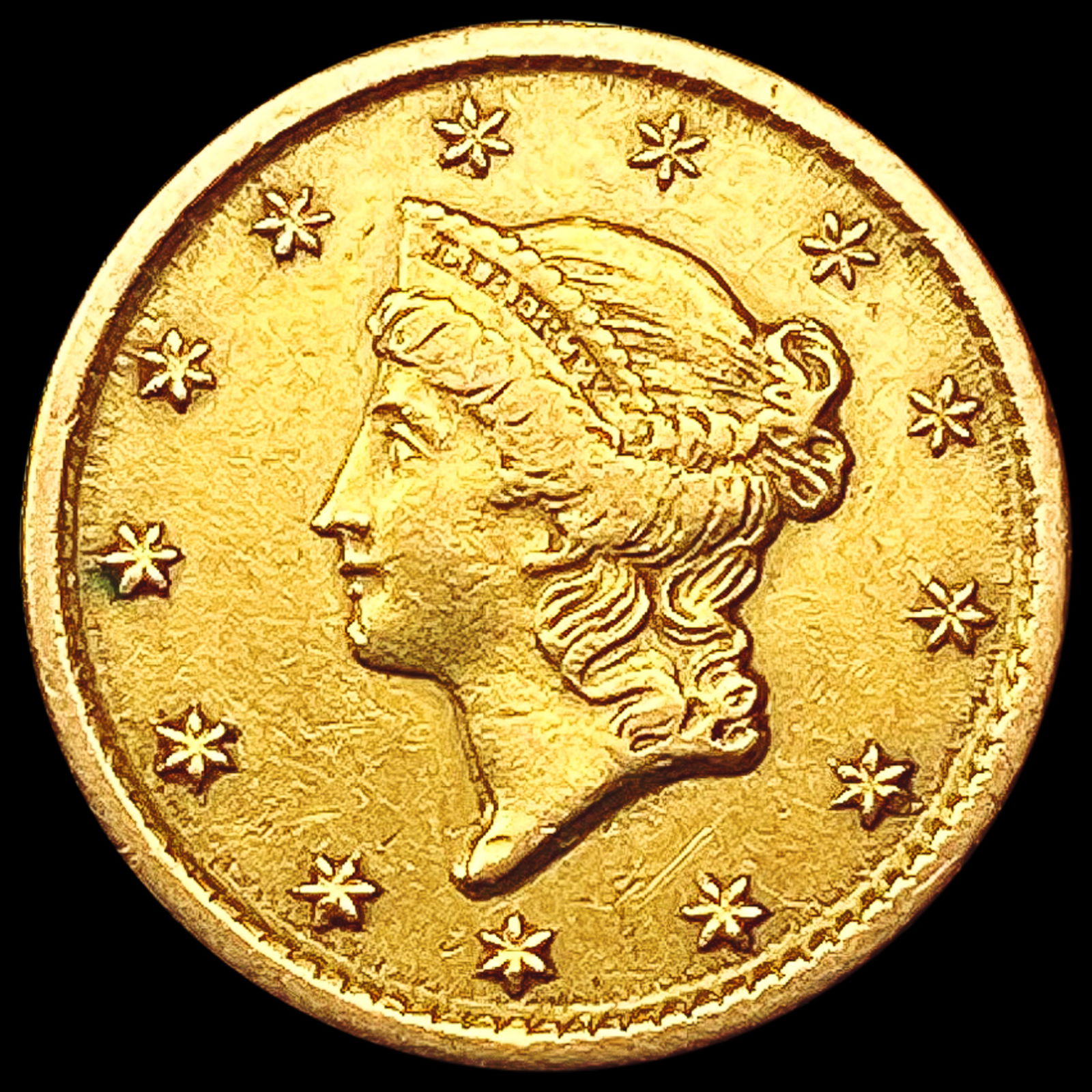 1851-O Rare Gold Dollar CLOSELY UNCIRCULATED (1 of 2)