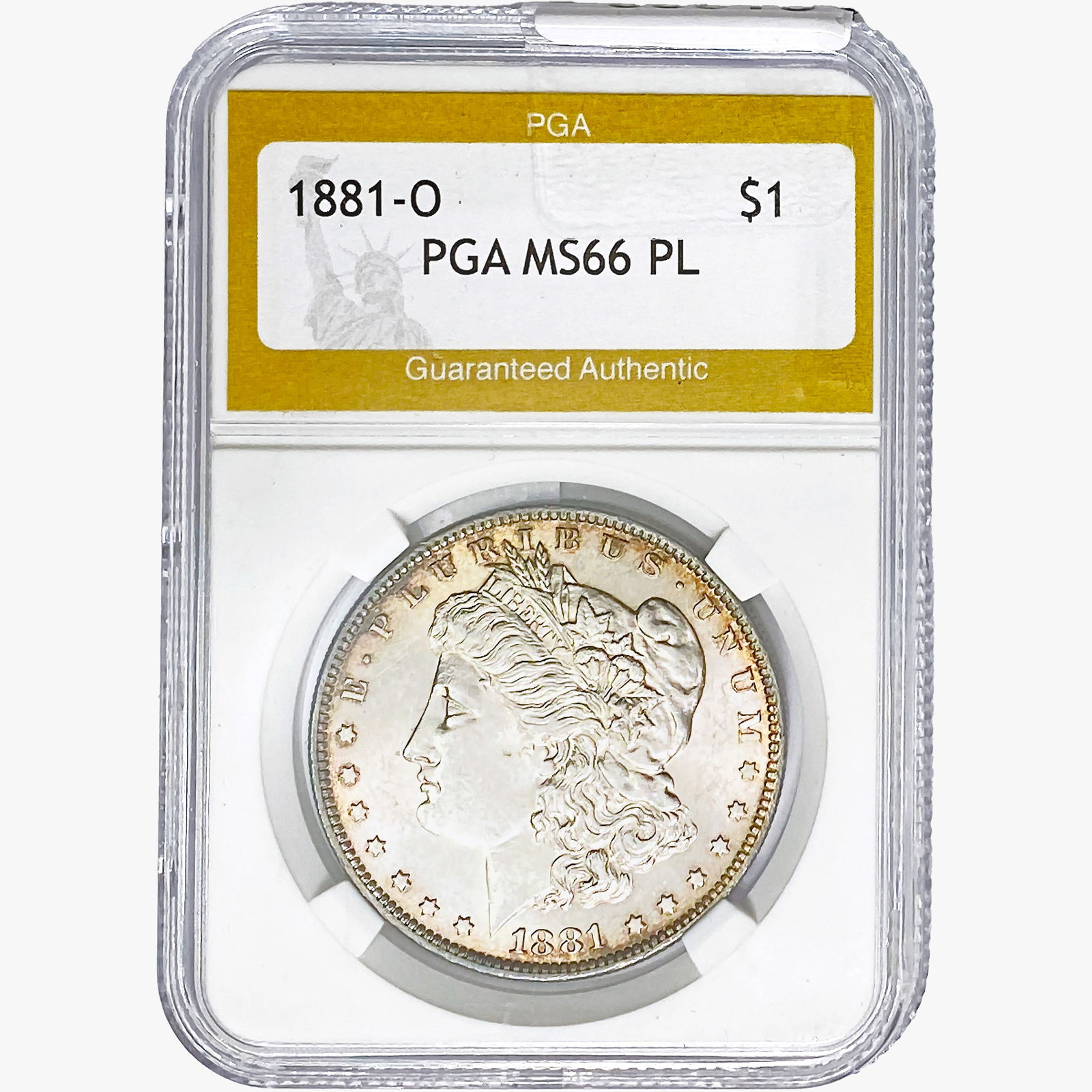 1881-O Morgan Silver Dollar PGA MS66 PL (1 of 2)