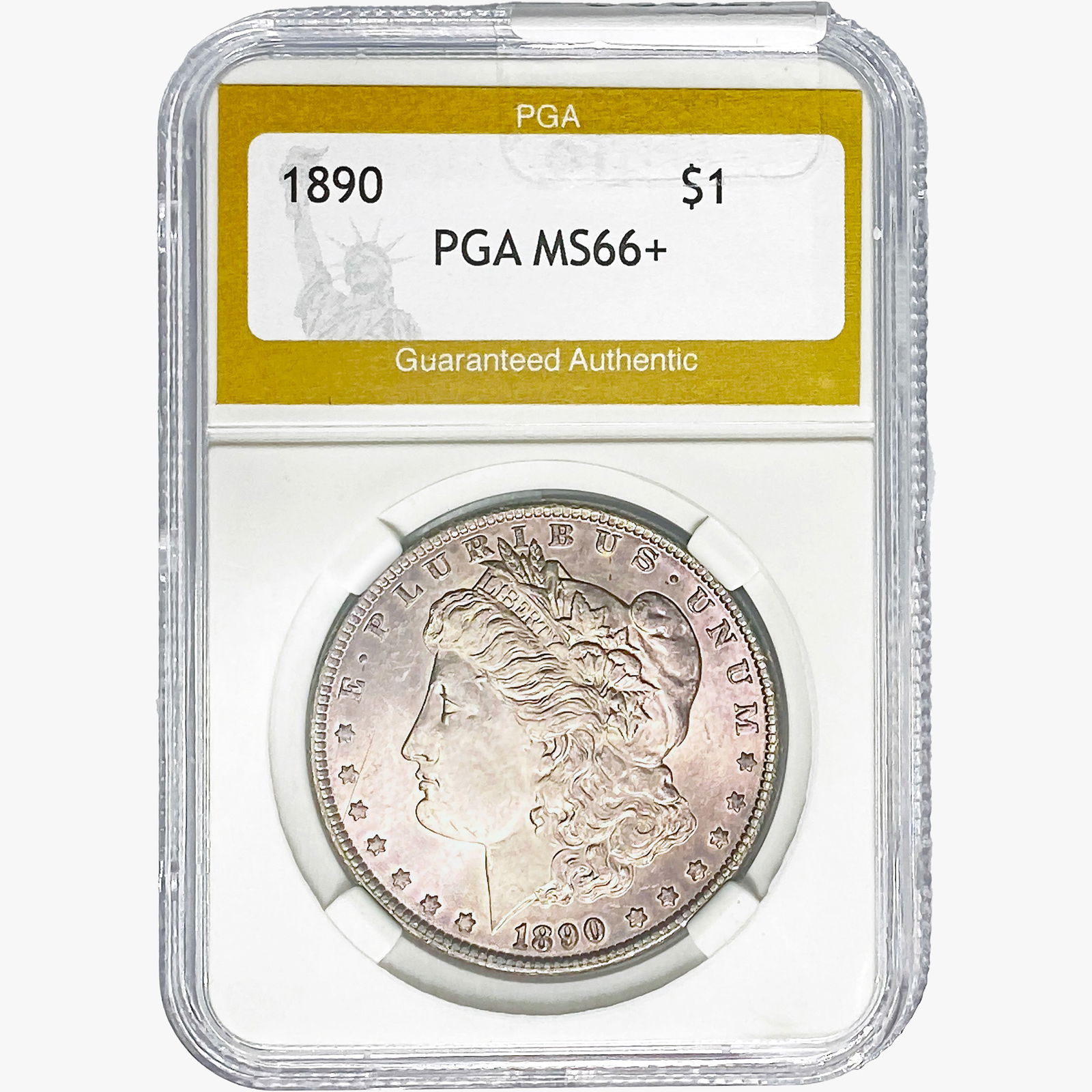 1890 Morgan Silver Dollar PGA MS66+ (1 of 2)