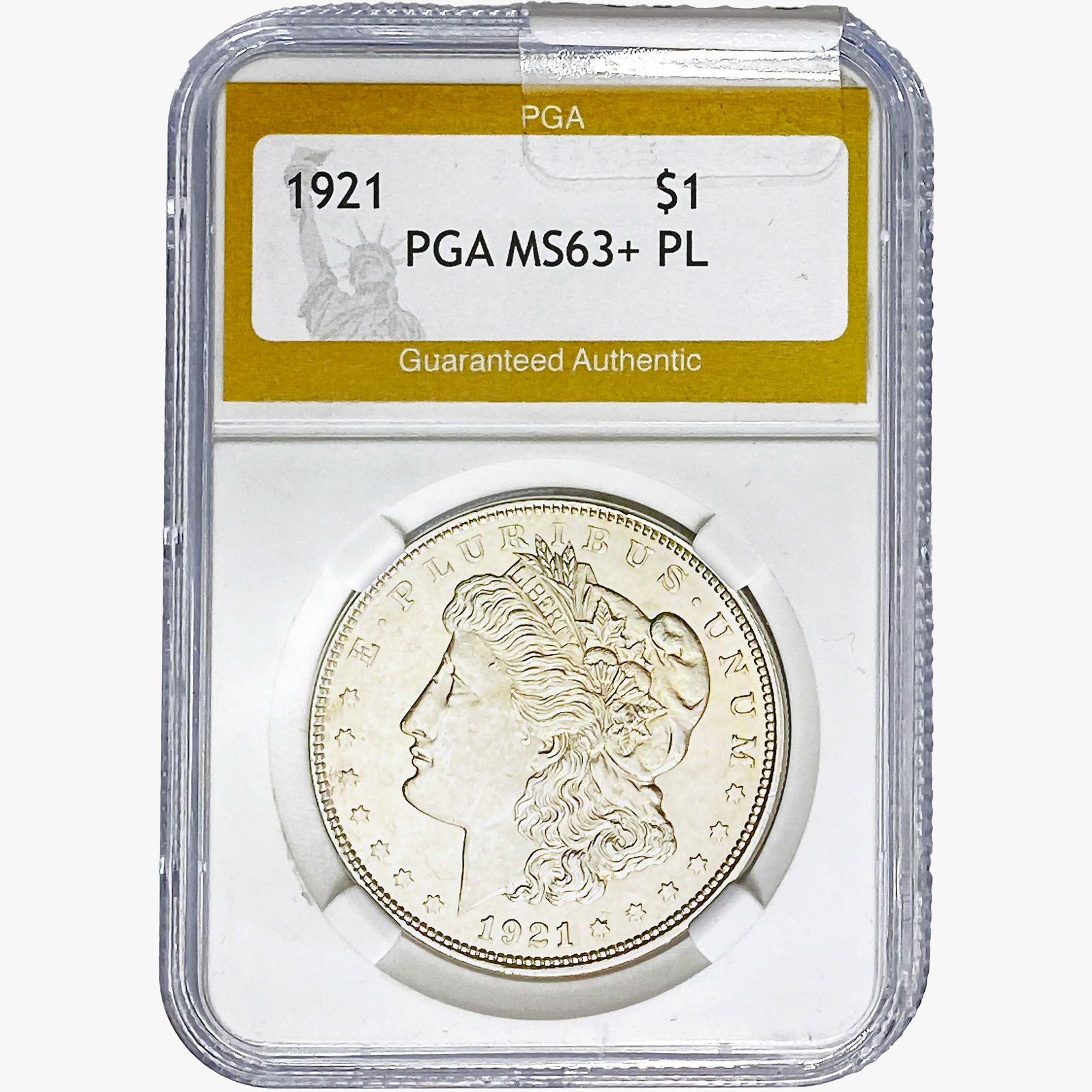 1921 Morgan Silver Dollar PGA MS63+ PL (1 of 2)