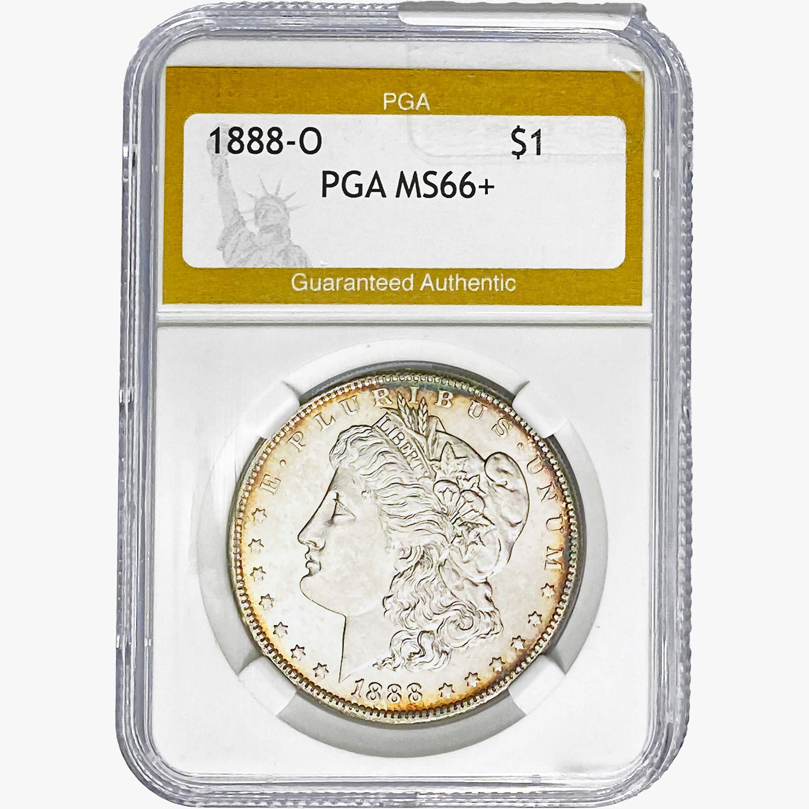 1888-O Morgan Silver Dollar PGA MS66+ (1 of 2)