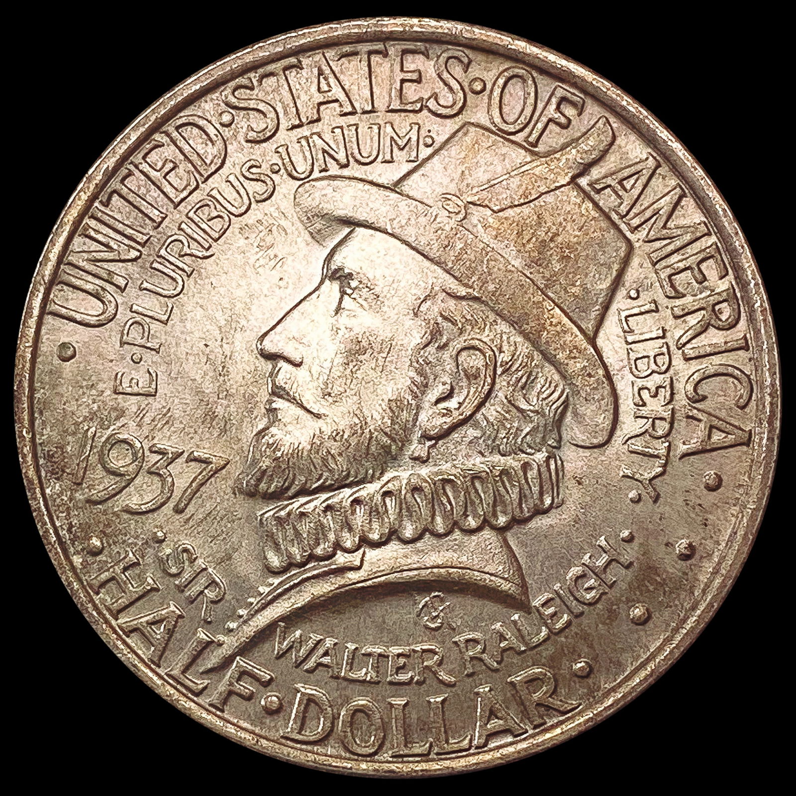 1937 Roanoke Half Dollar GEM BU (1 of 2)