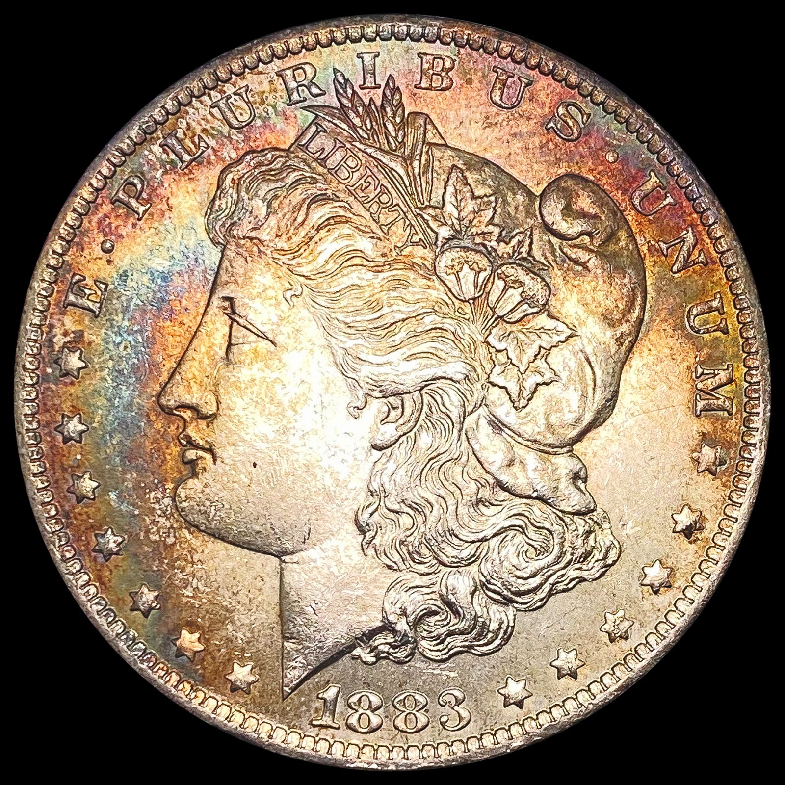 1883-O Toned Morgan Silver Dollar UNCIRCULATED (1 of 2)