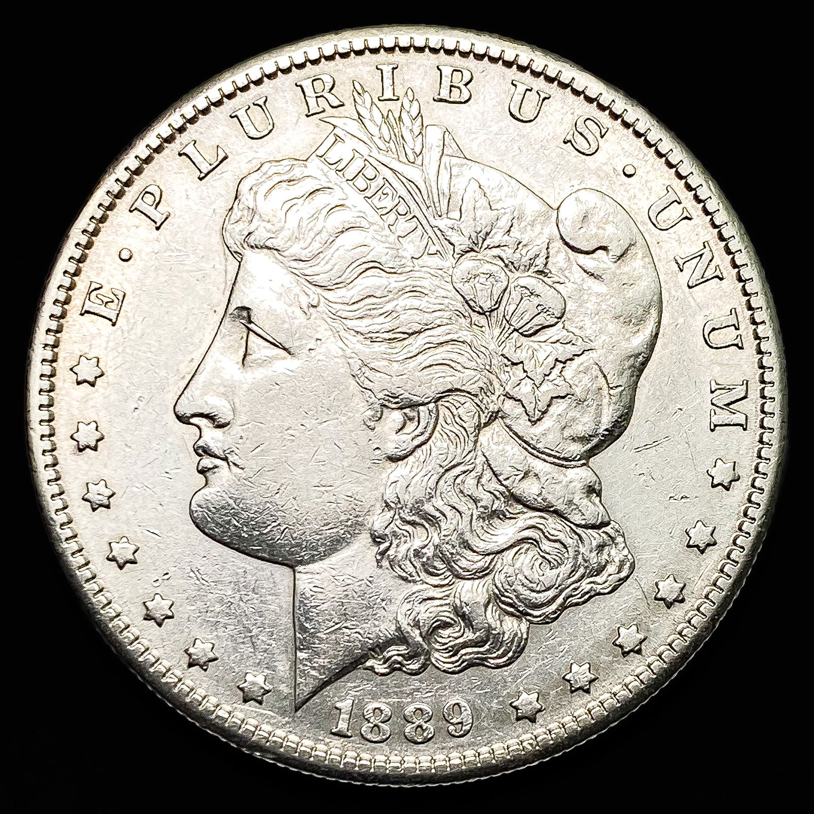 1889-S Morgan Silver Dollar CLOSELY UNCIRCULATED (1 of 2)
