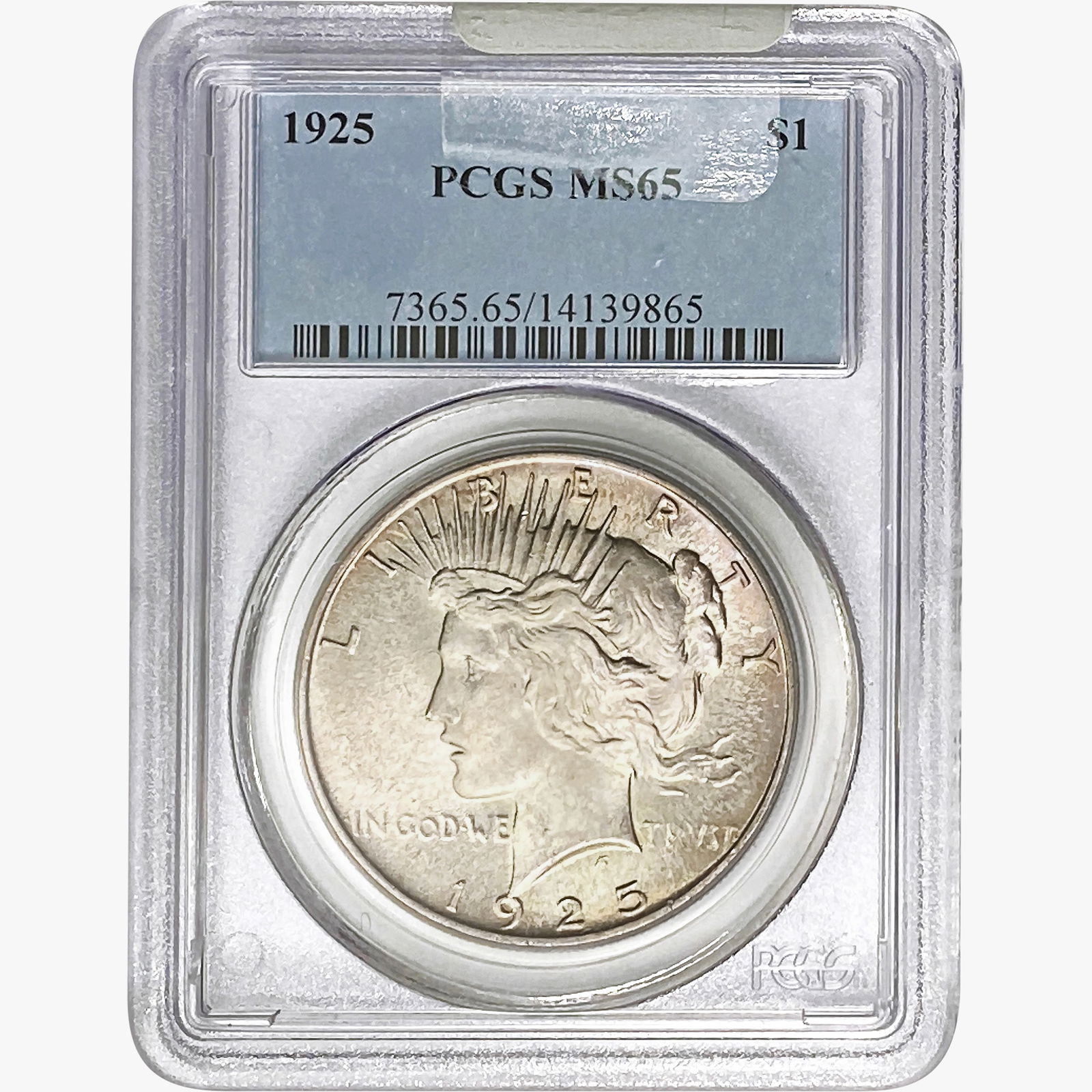 1925 Silver Peace Dollar PCGS MS65 (1 of 2)