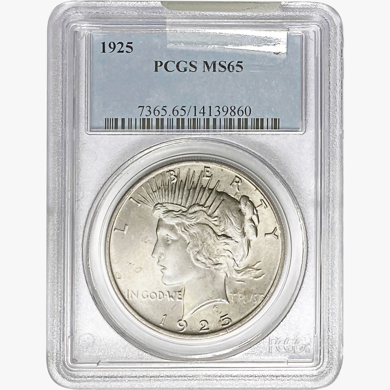 1925 Silver Peace Dollar PCGS MS65 (1 of 2)