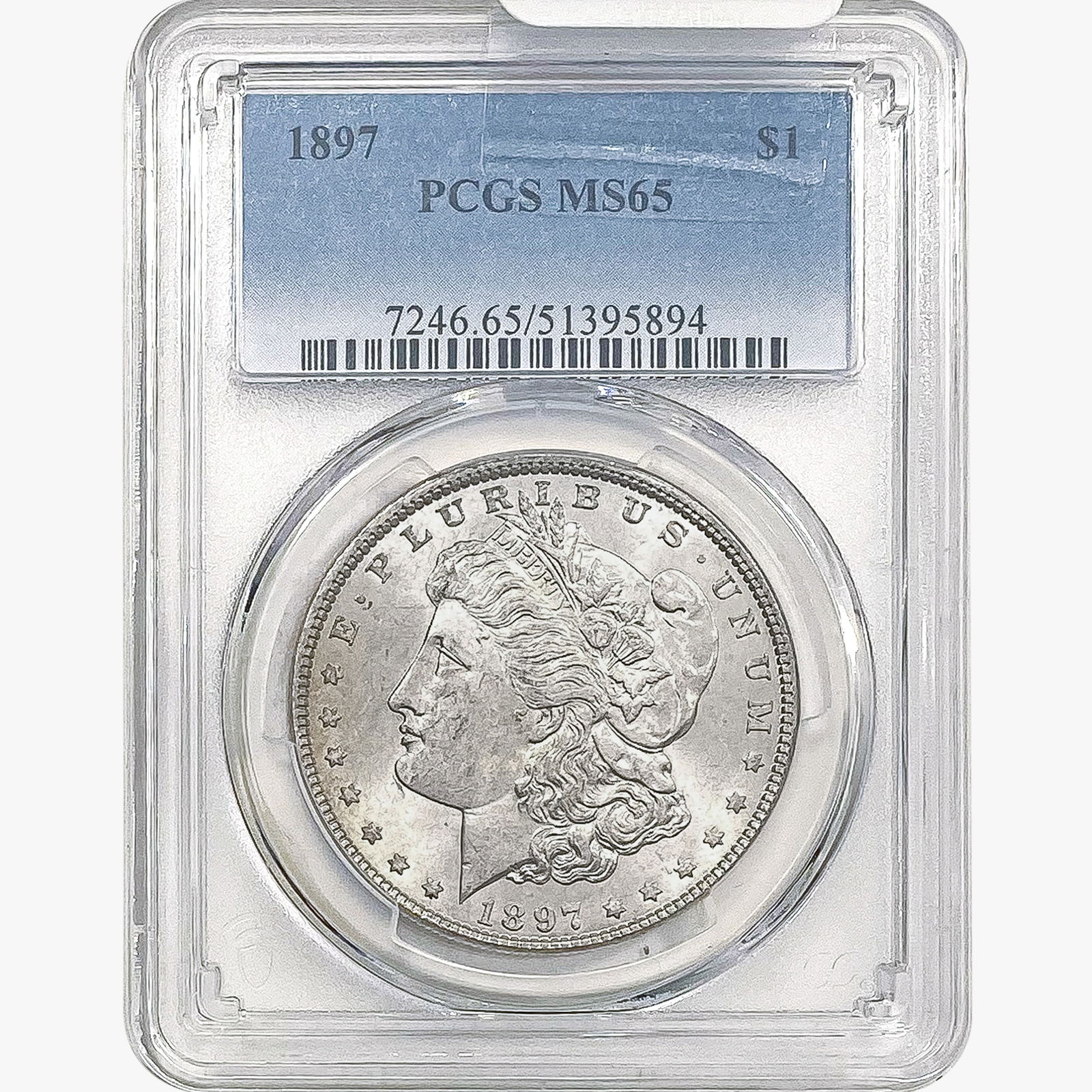 1897 Morgan Silver Dollar PCGS MS65 (1 of 2)