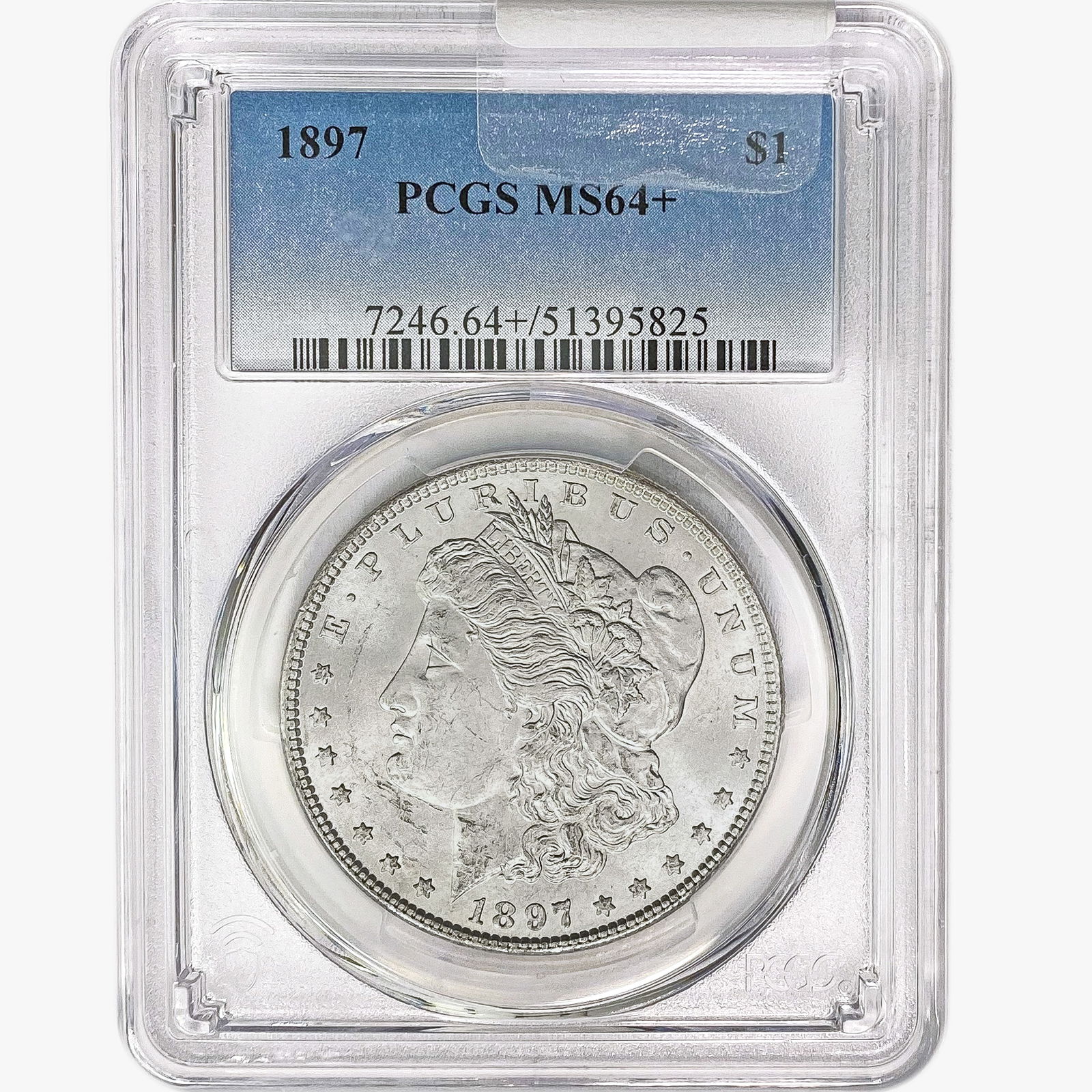 1897 Morgan Silver Dollar PCGS MS64+ (1 of 2)