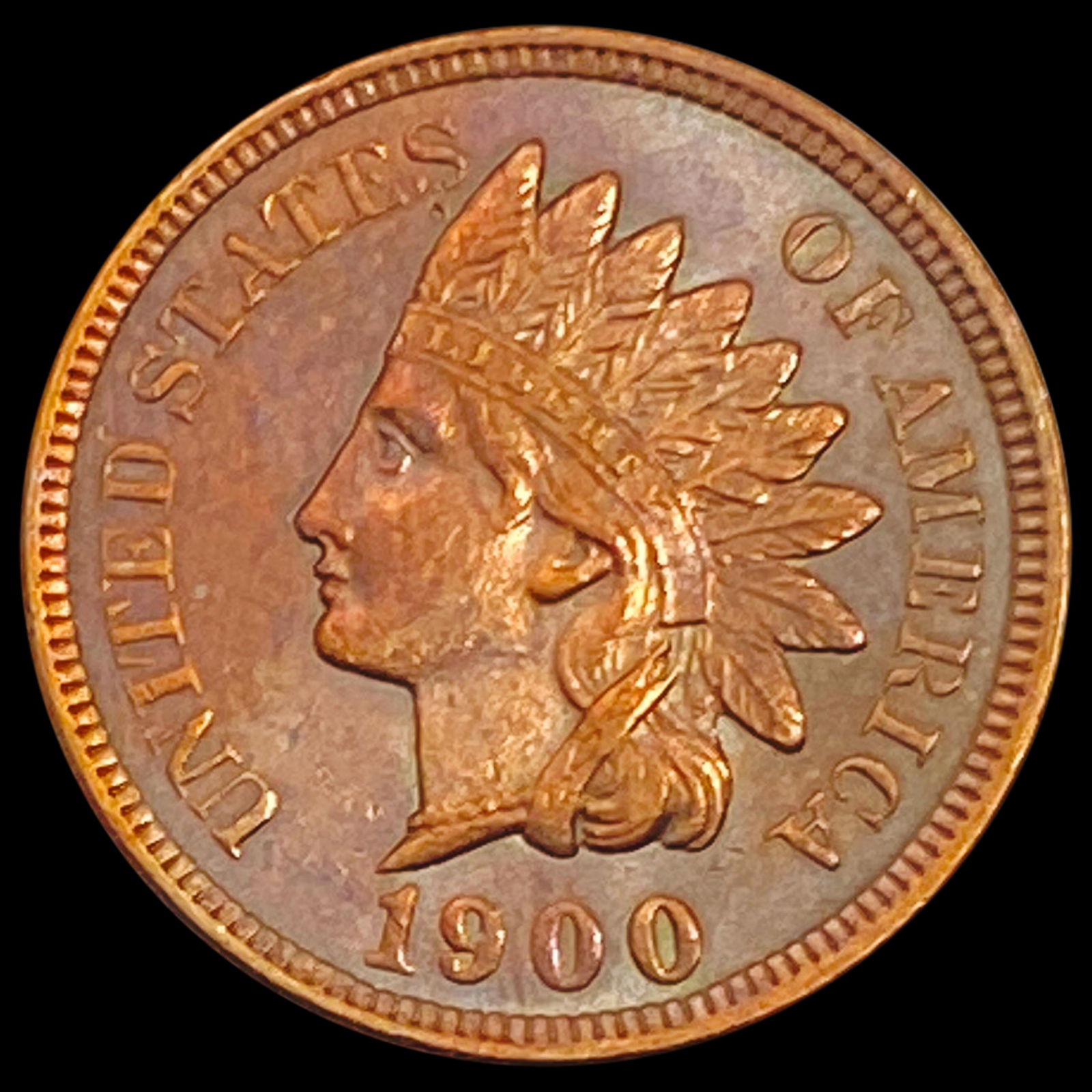 1900 RB Indian Head Cent UNCIRCULATED (1 of 2)
