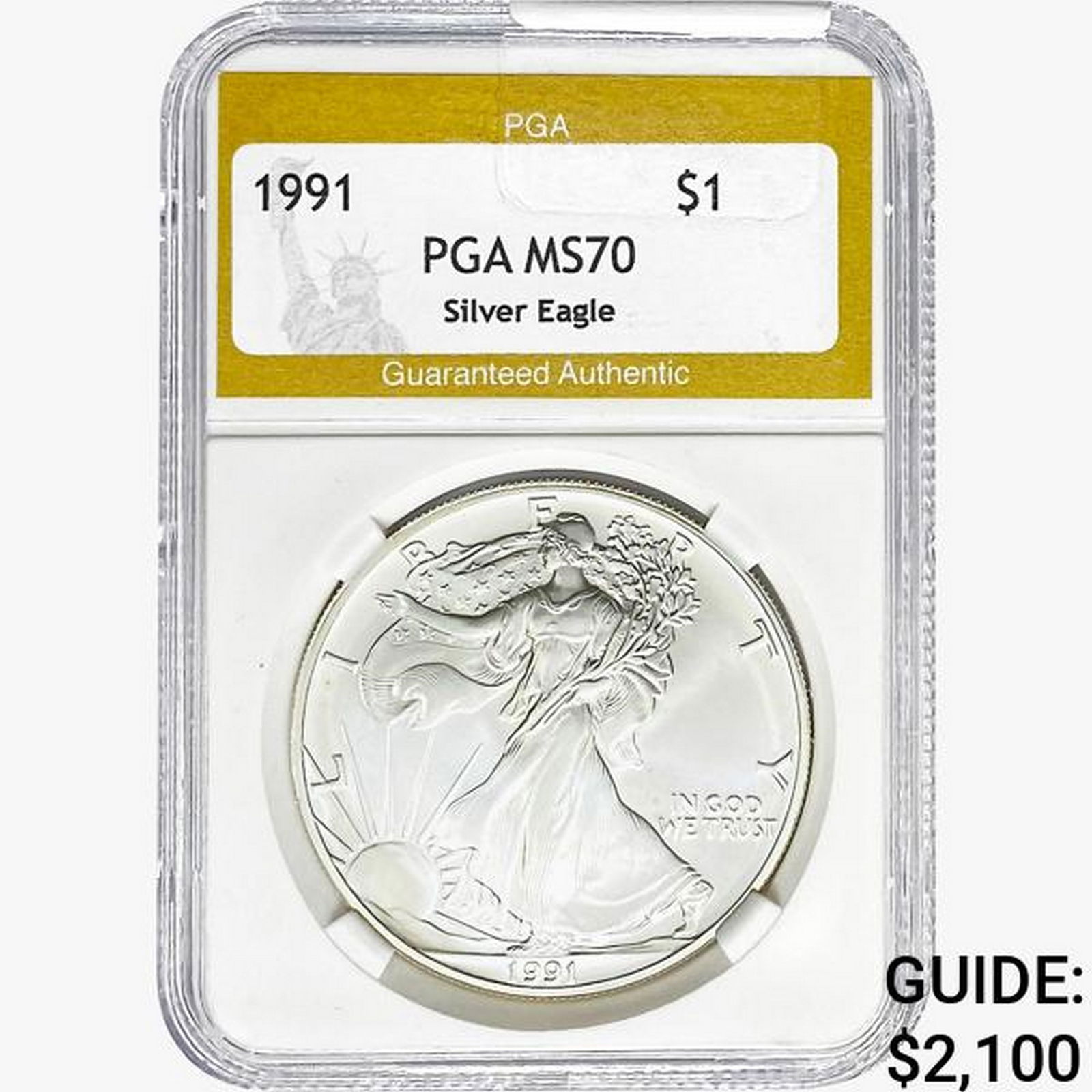 1991 Silver Eagle PGA MS70 (1 of 2)
