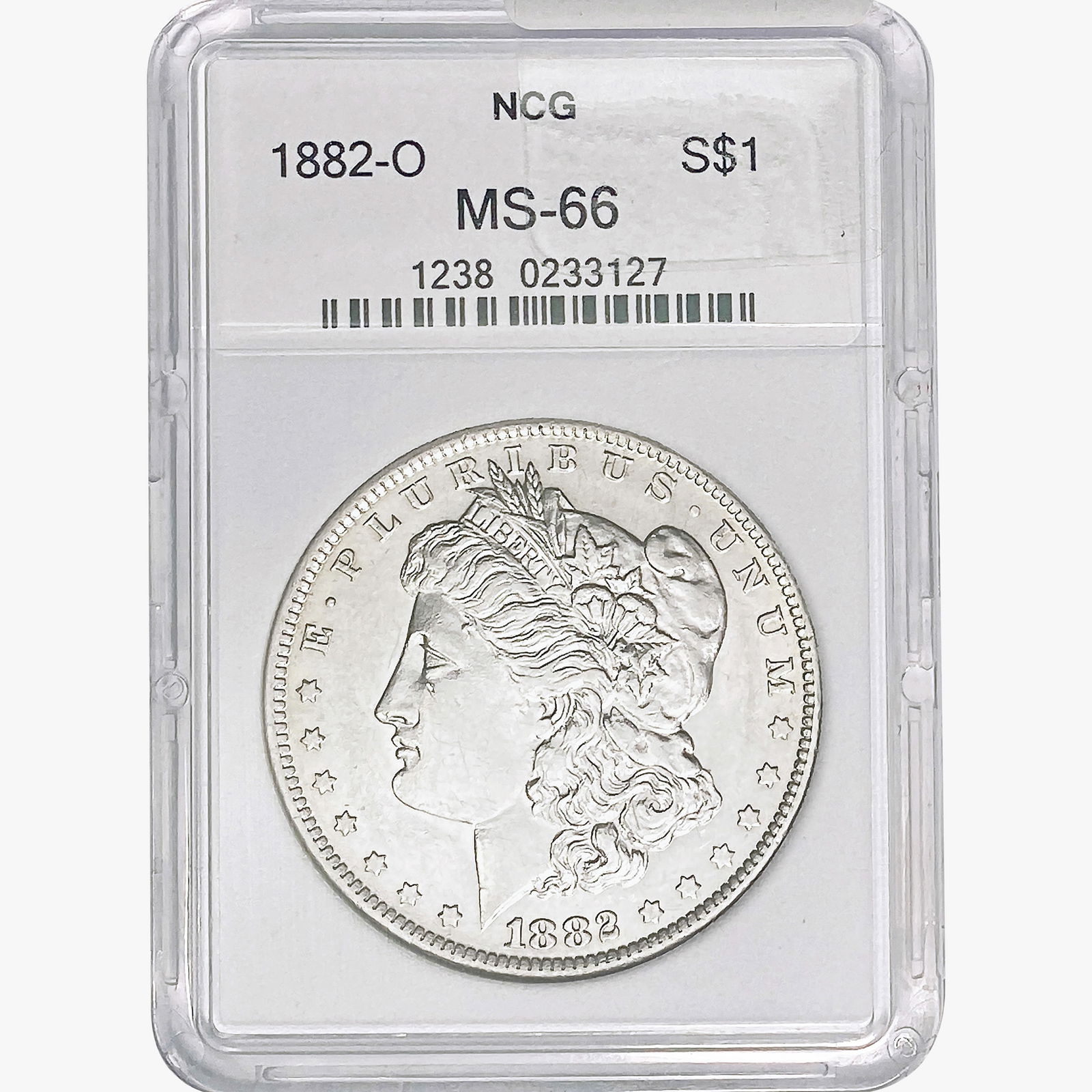 1882-O Morgan Silver Dollar NCG MS66 (1 of 2)