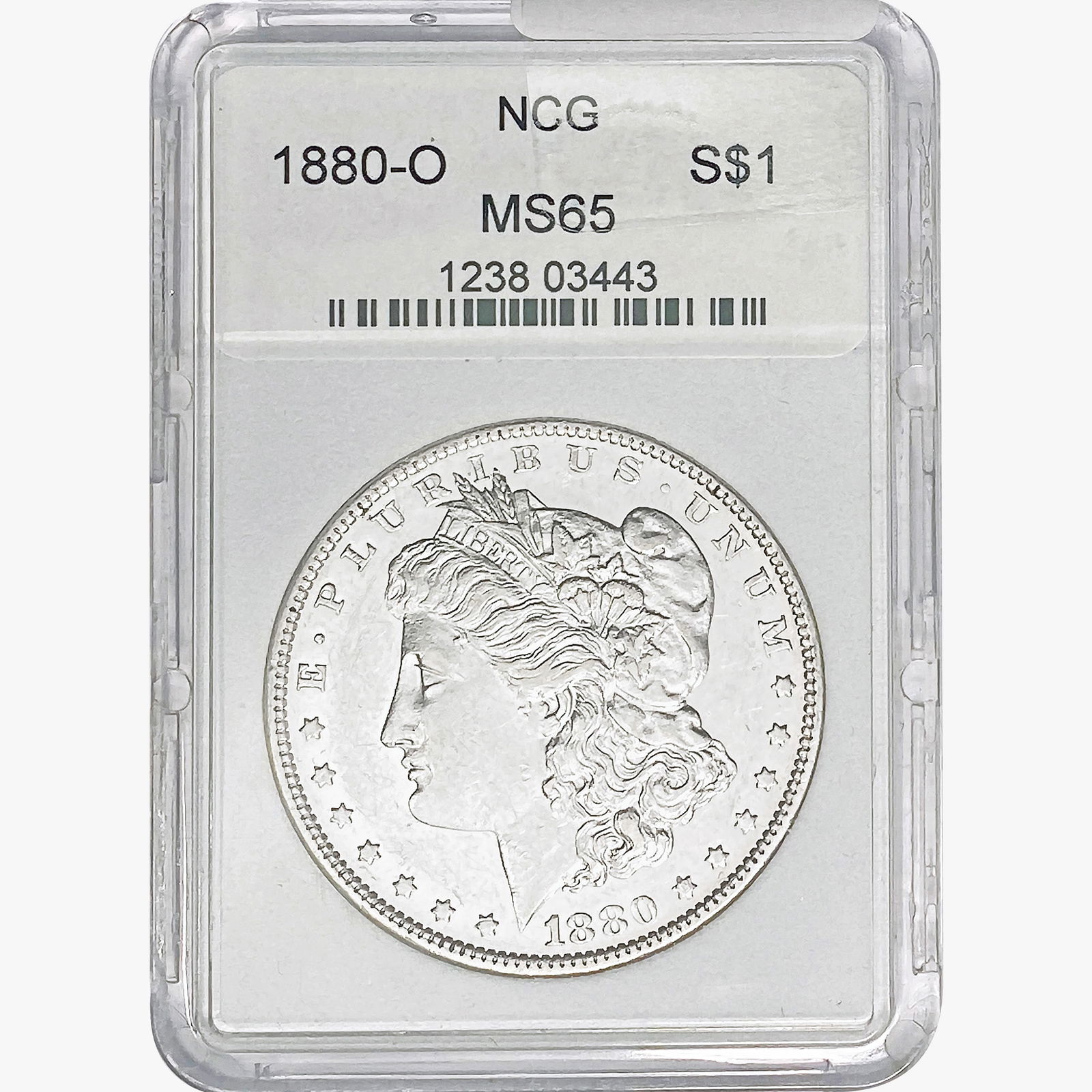 1880-O Morgan Silver Dollar NCG MS65 (1 of 2)