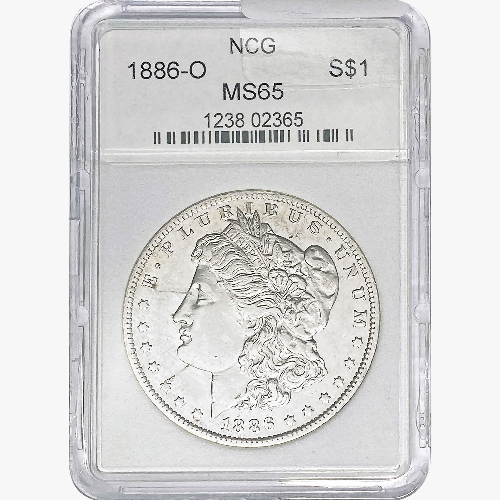 1886-O Morgan Silver Dollar NCG MS65 (1 of 2)