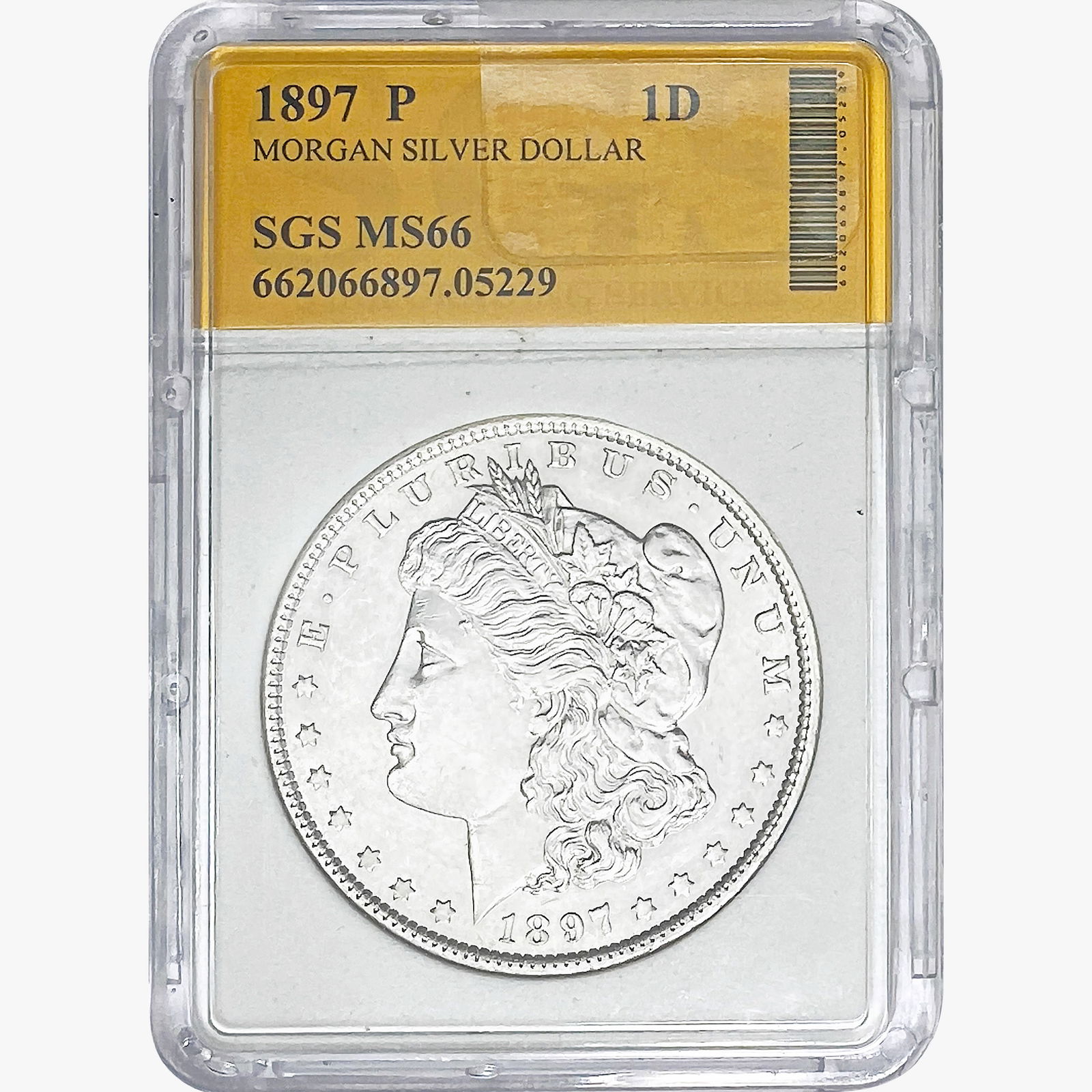 1897-P Morgan Silver Dollar SGS MS66 (1 of 2)
