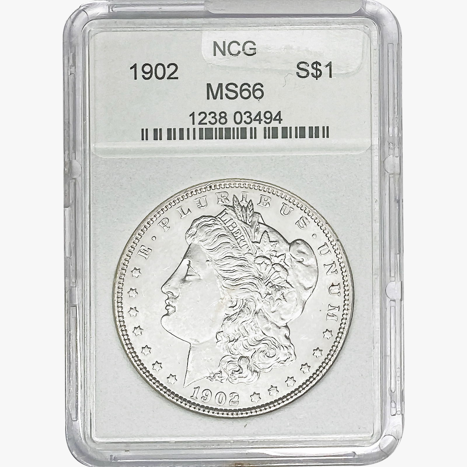 1902 Morgan Silver Dollar NCG MS66 (1 of 2)