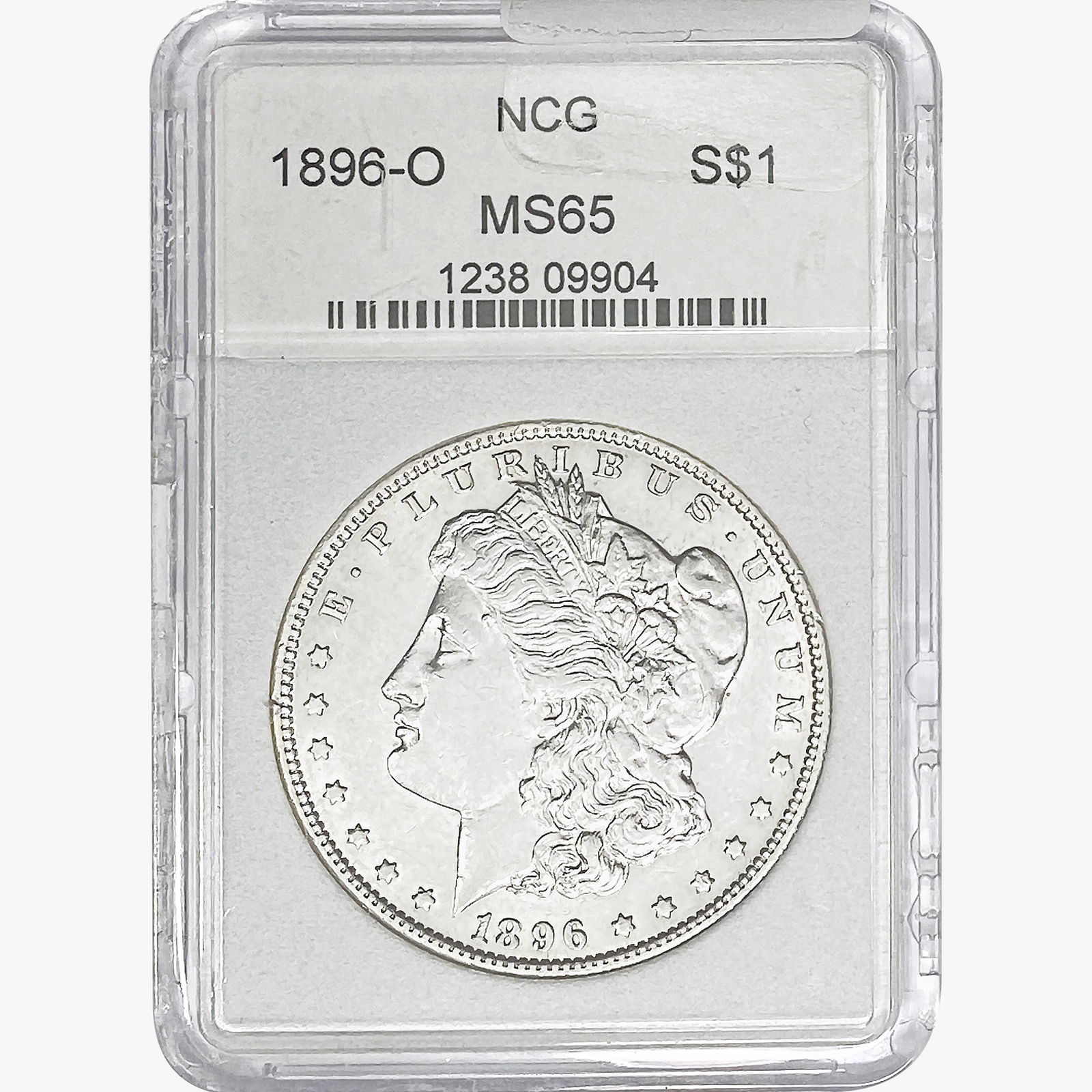 1896-O Morgan Silver Dollar NCG MS65 (1 of 2)
