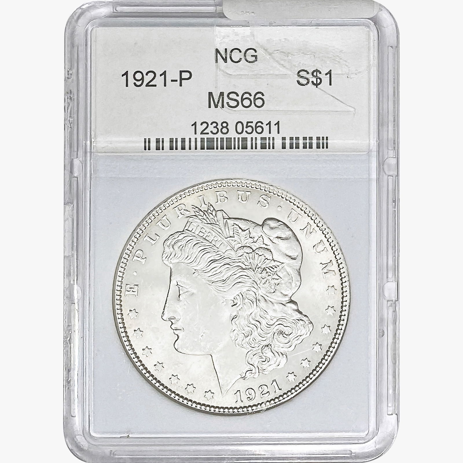 1921-P Morgan Silver Dollar NCG MS66 (1 of 2)