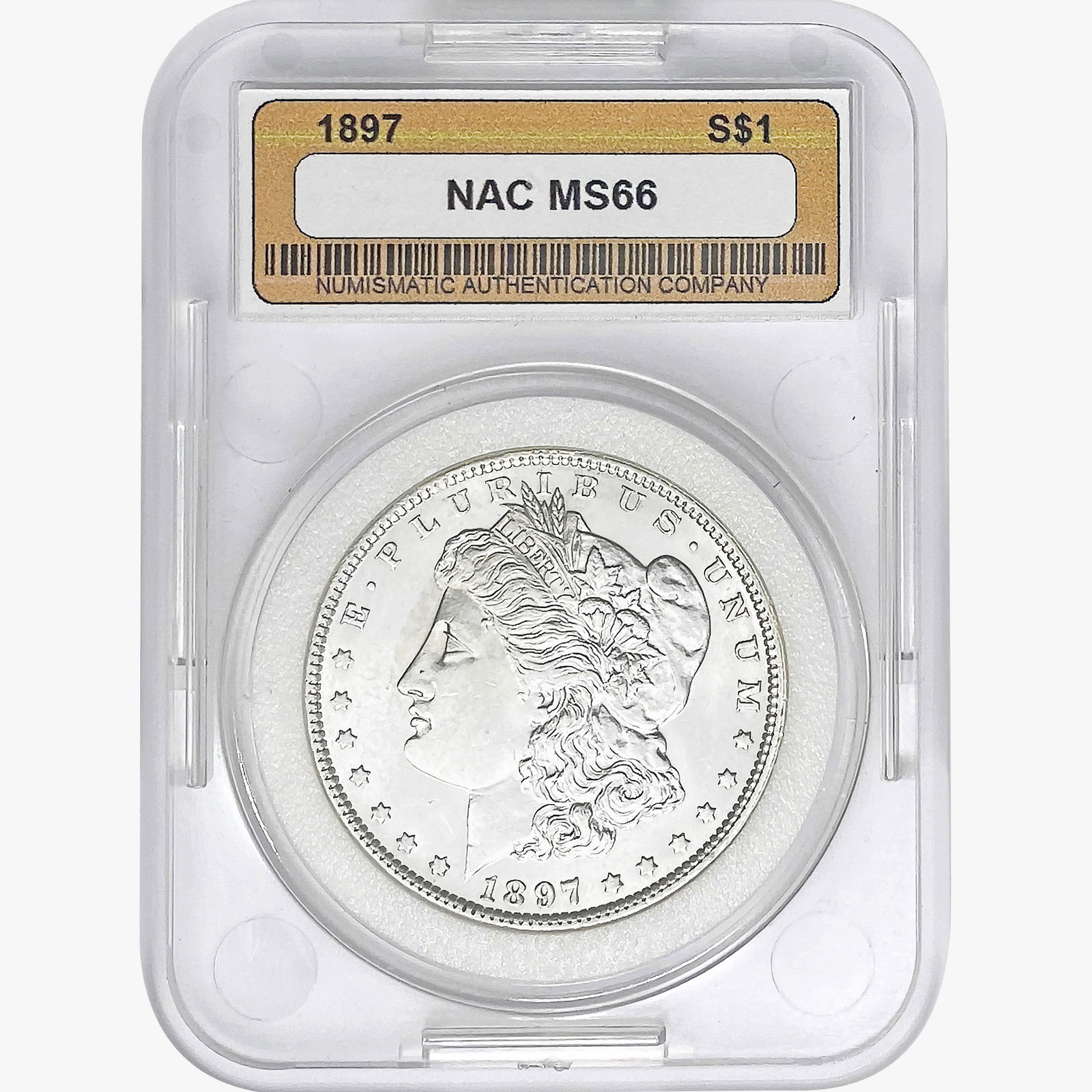 1897 Morgan Silver Dollar NAC MS66 (1 of 2)