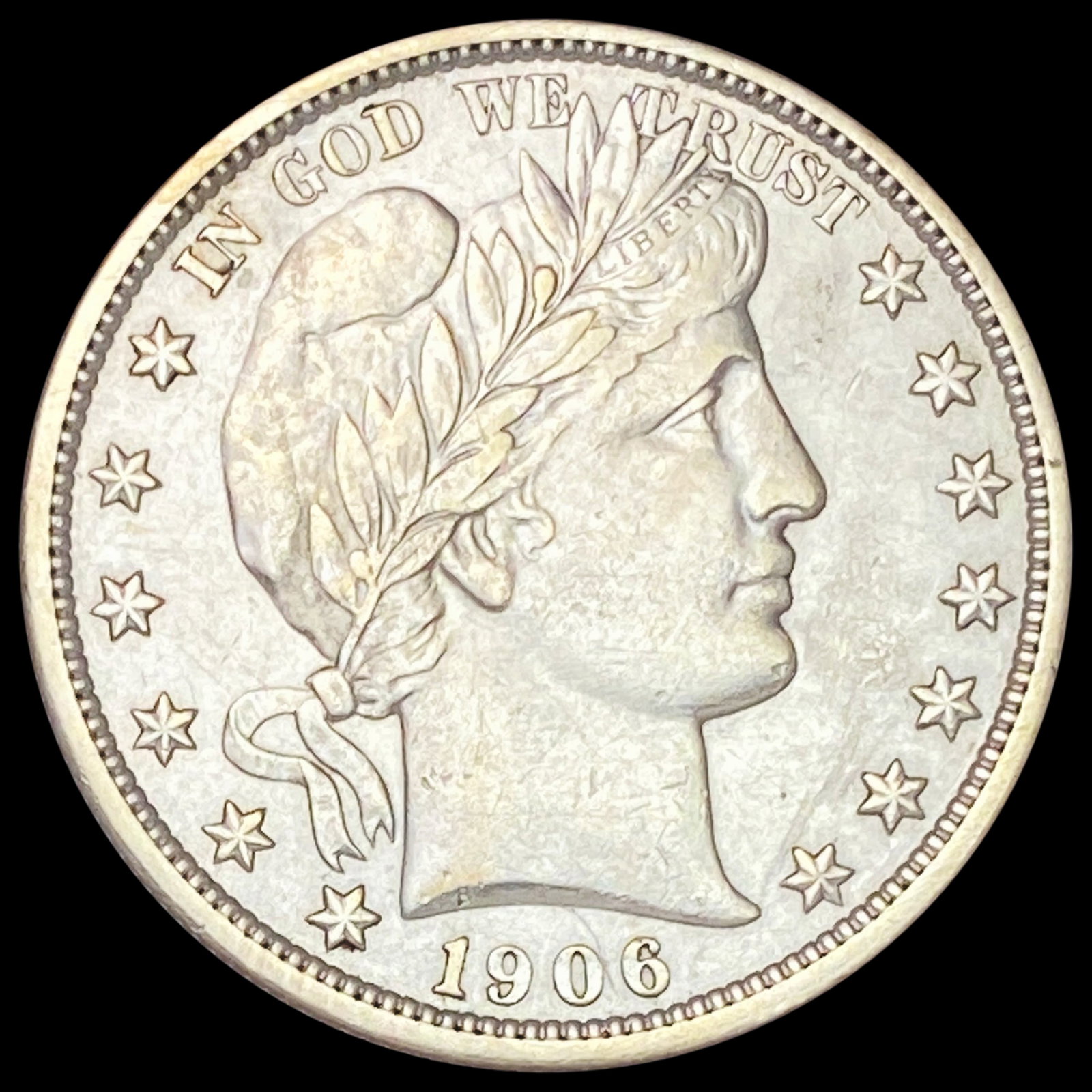 1906-D Barber Half Dollar CLOSELY UNCIRCULATED (1 of 2)