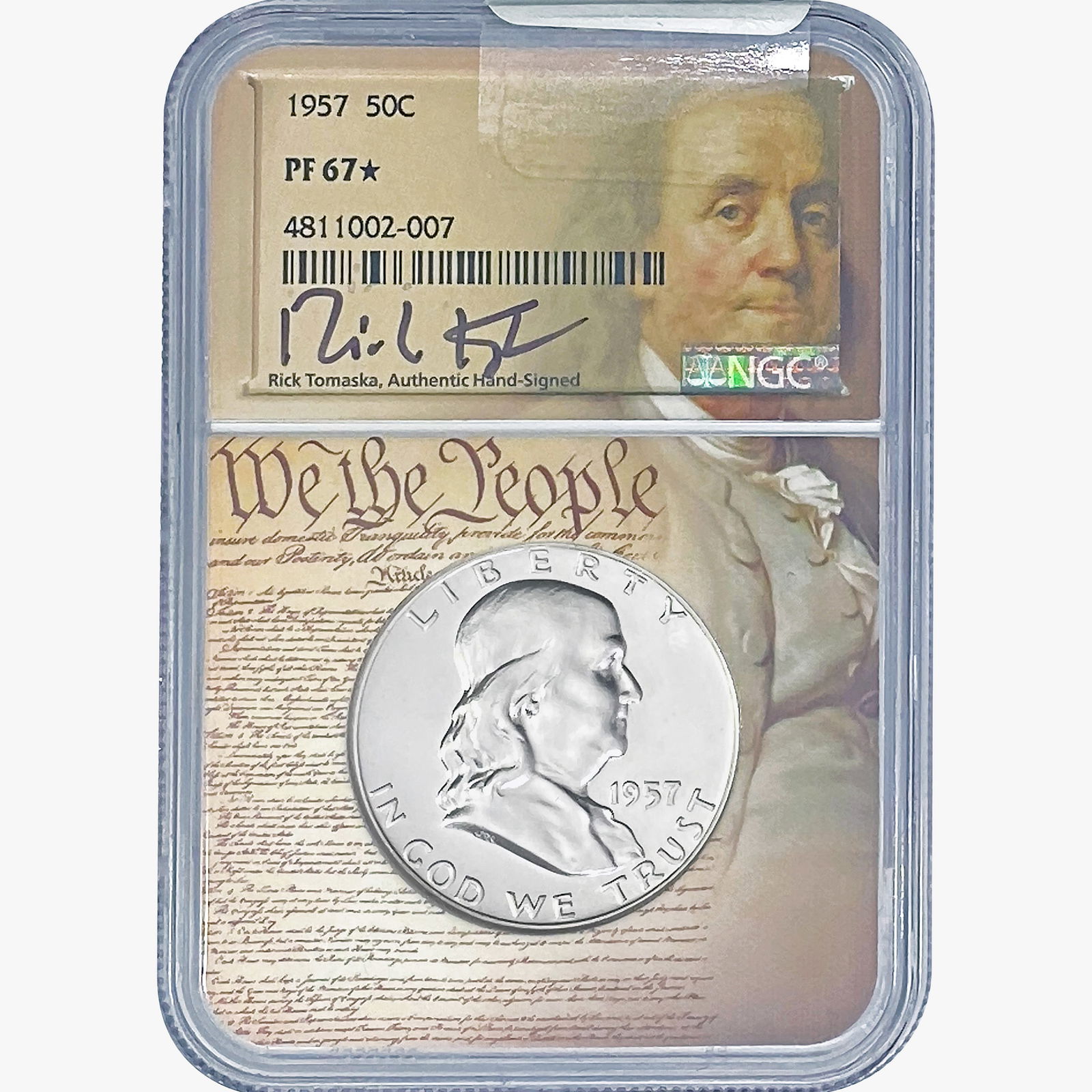 1957 Franklin Half Dollar NGC PF67* (1 of 2)