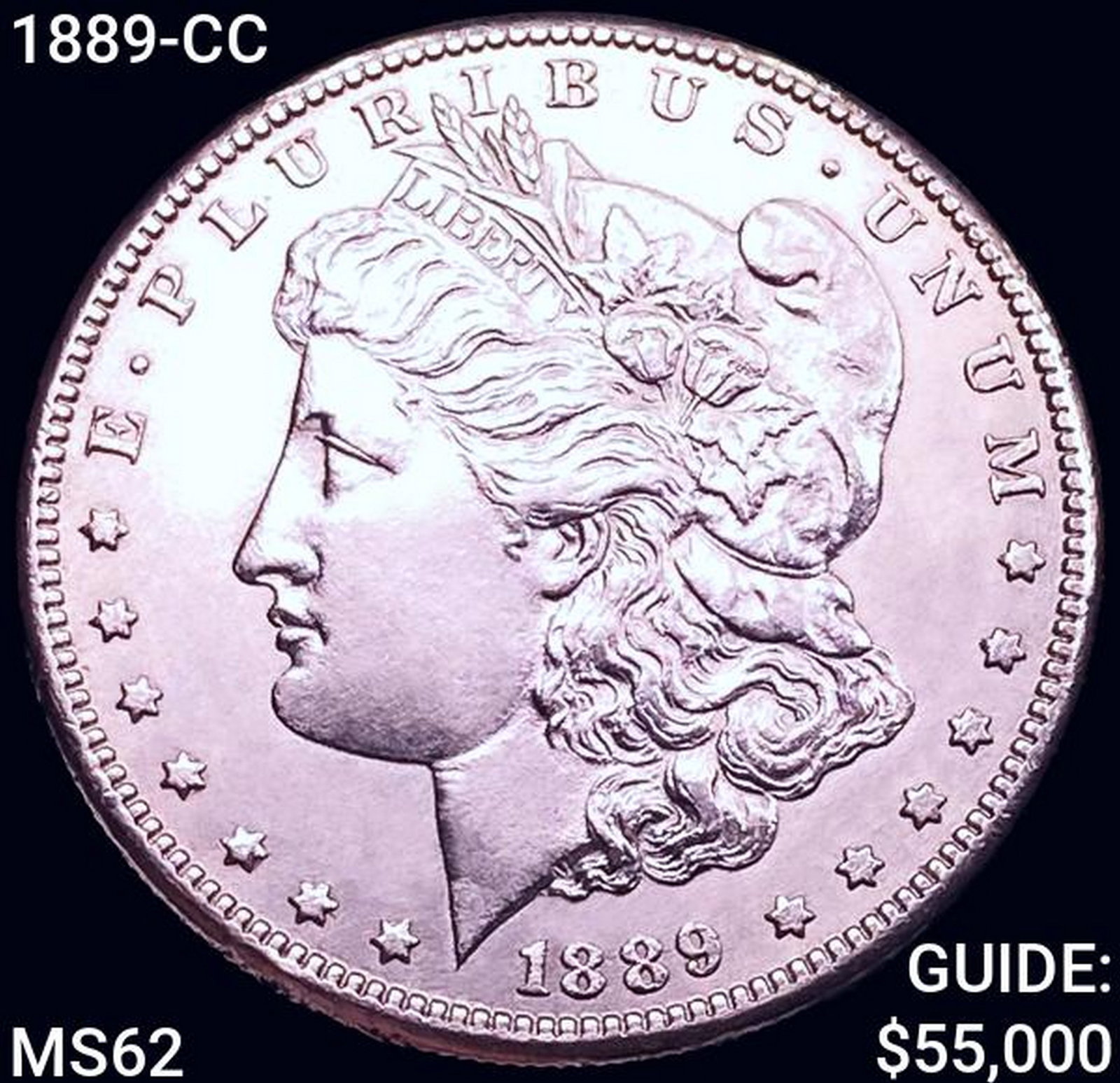 1889-CC Morgan Silver Dollar UNCIRCULATED: 1889-CC Morgan Silver Dollar UNCIRCULATED