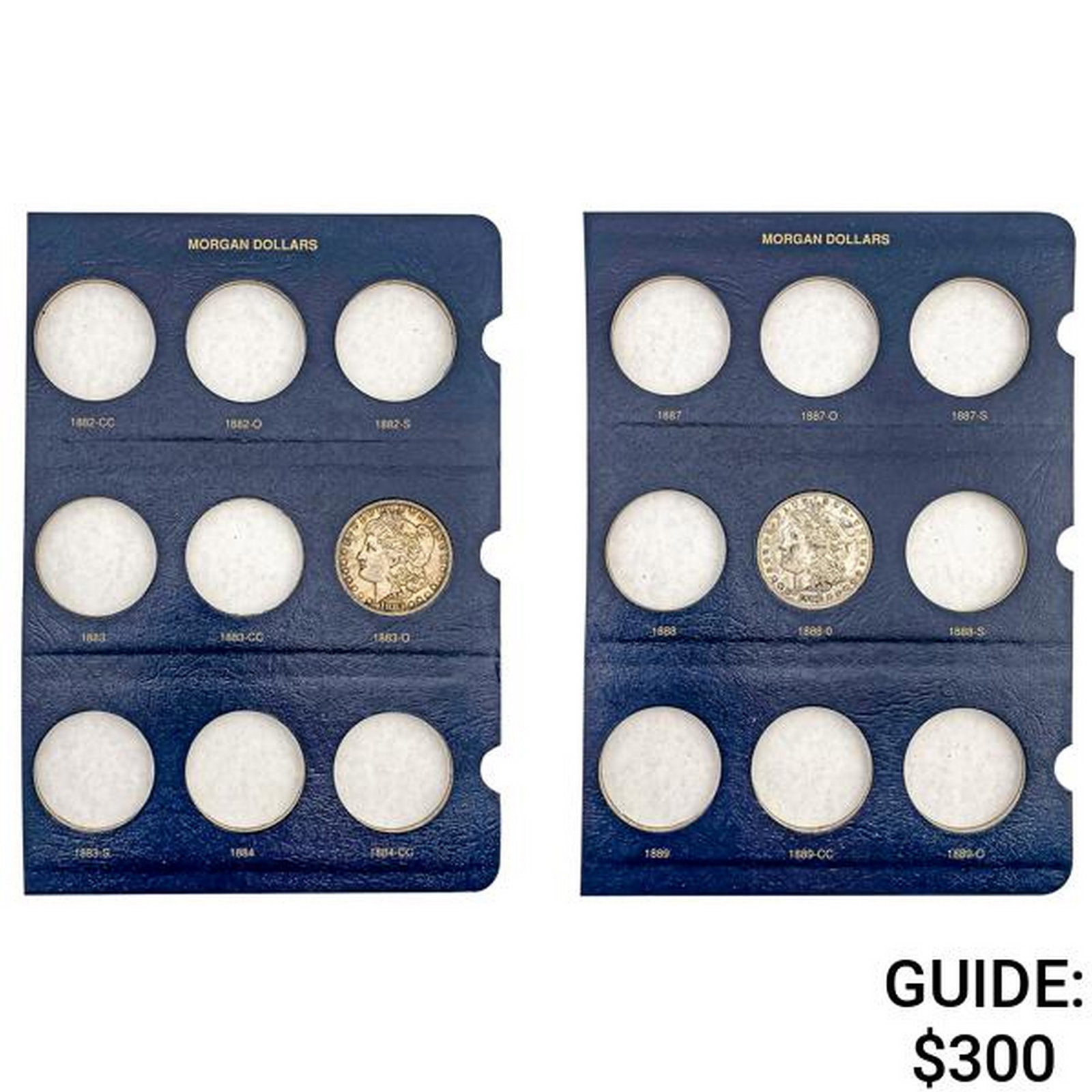1883-O&1888-O Morgan Dollar Collection Album [2 Coin]: 1883-O&1888-O Morgan Dollar Collection Album [2 Coin]