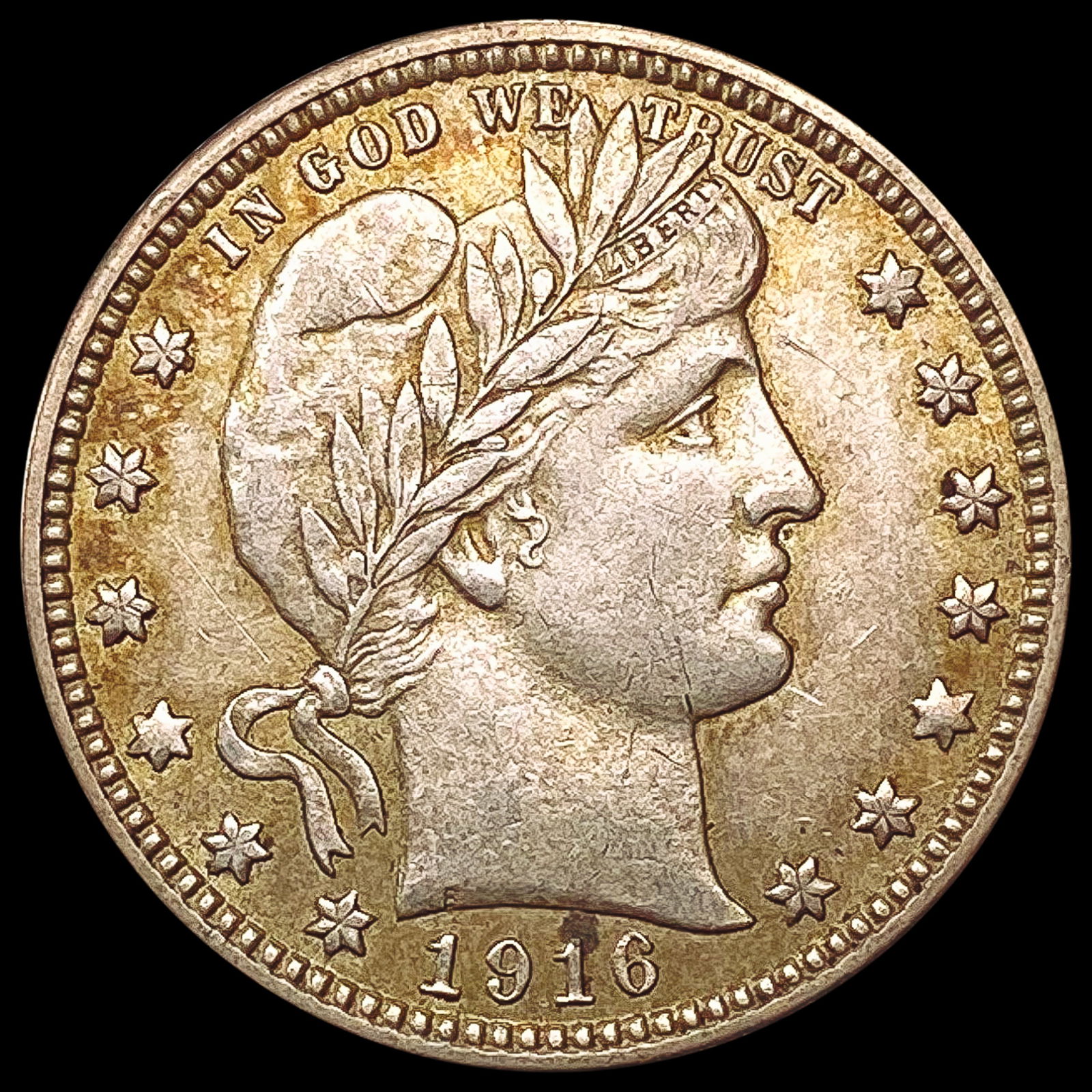 1916-D Barber Quarter NEARLY UNCIRCULATED (1 of 2)
