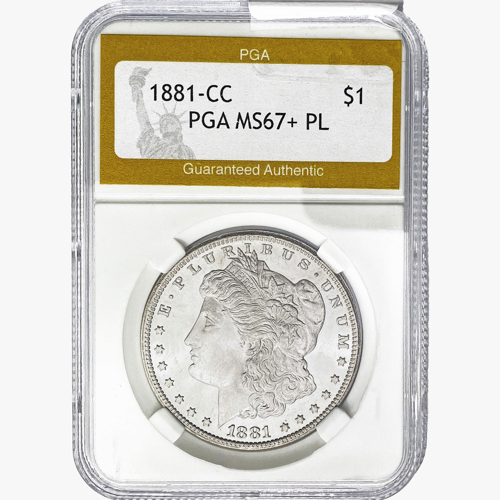 1881-CC Morgan Silver Dollar PGA MS67+ PL (1 of 2)