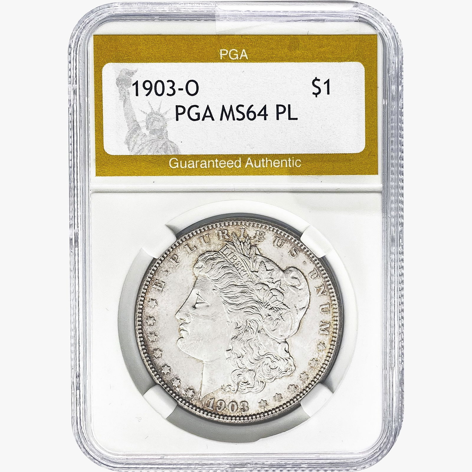 1903-O Morgan Silver Dollar PGA MS64 PL (1 of 2)