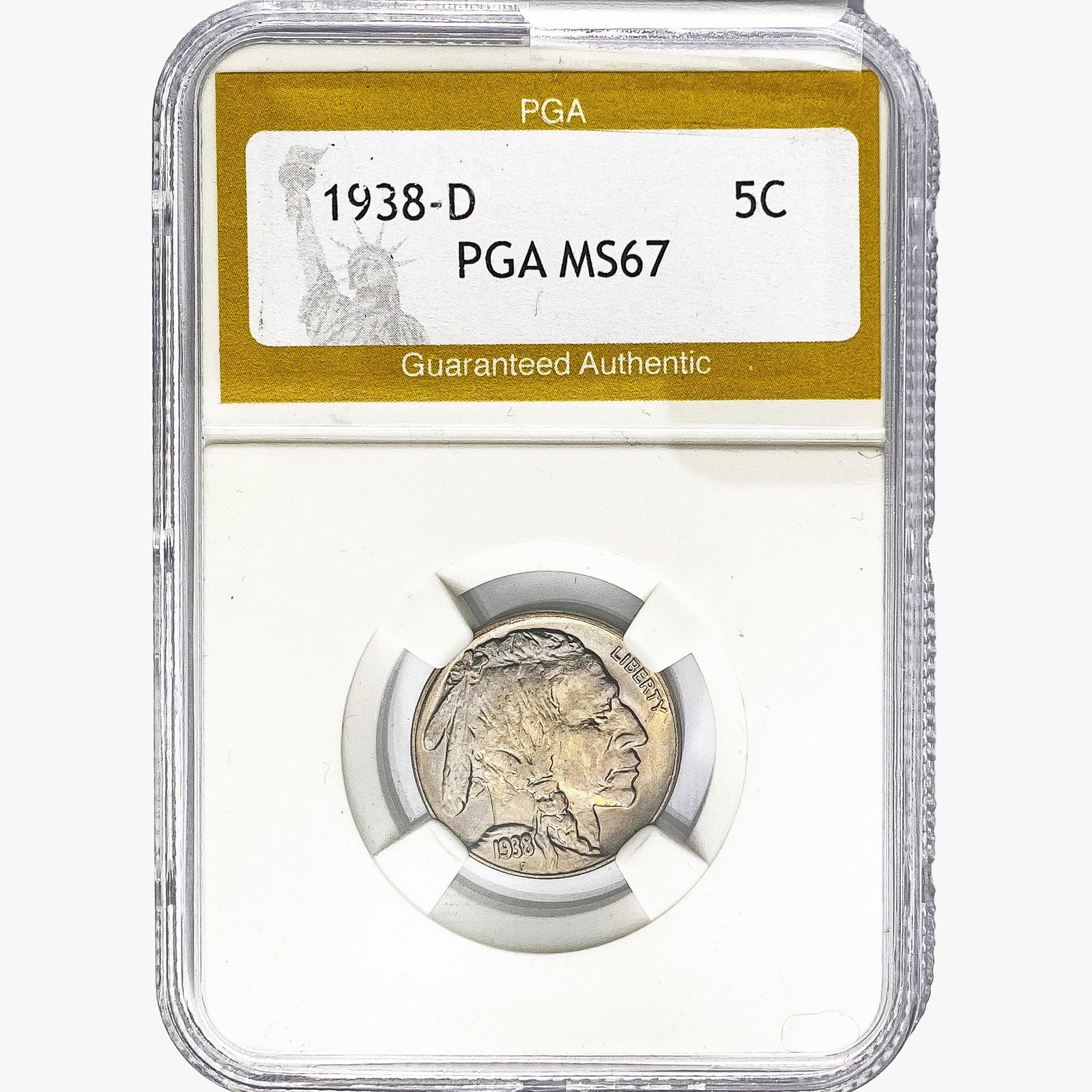 1938-D Buffalo Nickel PGA MS67+ (1 of 2)
