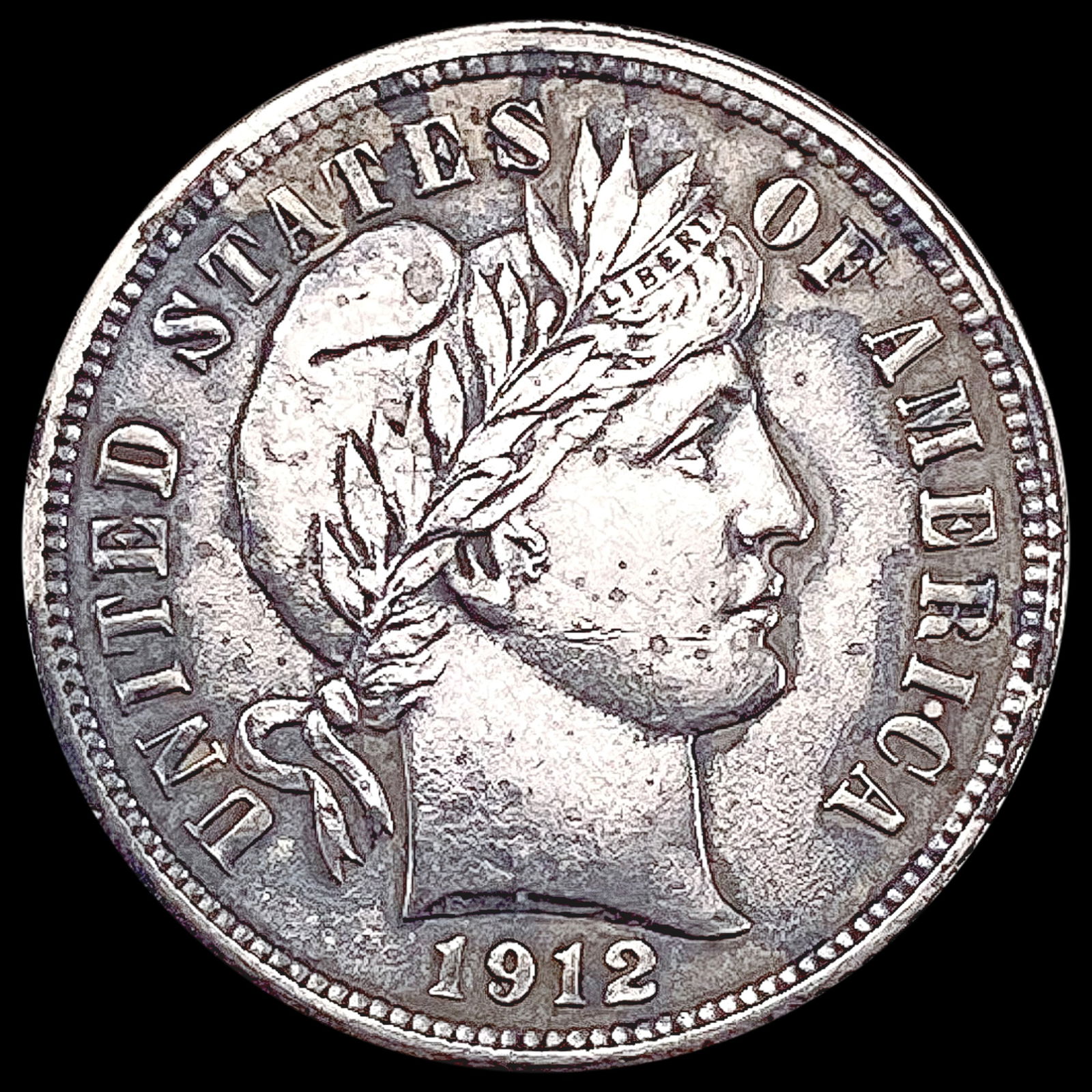 1912 Barber Dime UNCIRCULATED (1 of 2)