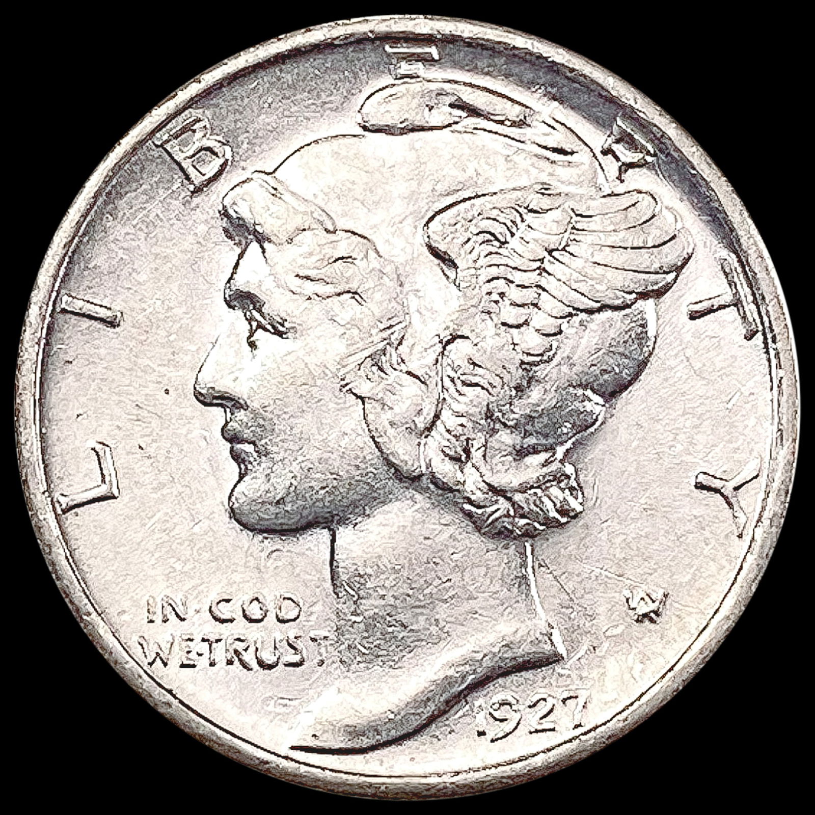 1927-D Mercury Dime UNCIRCULATED (1 of 2)