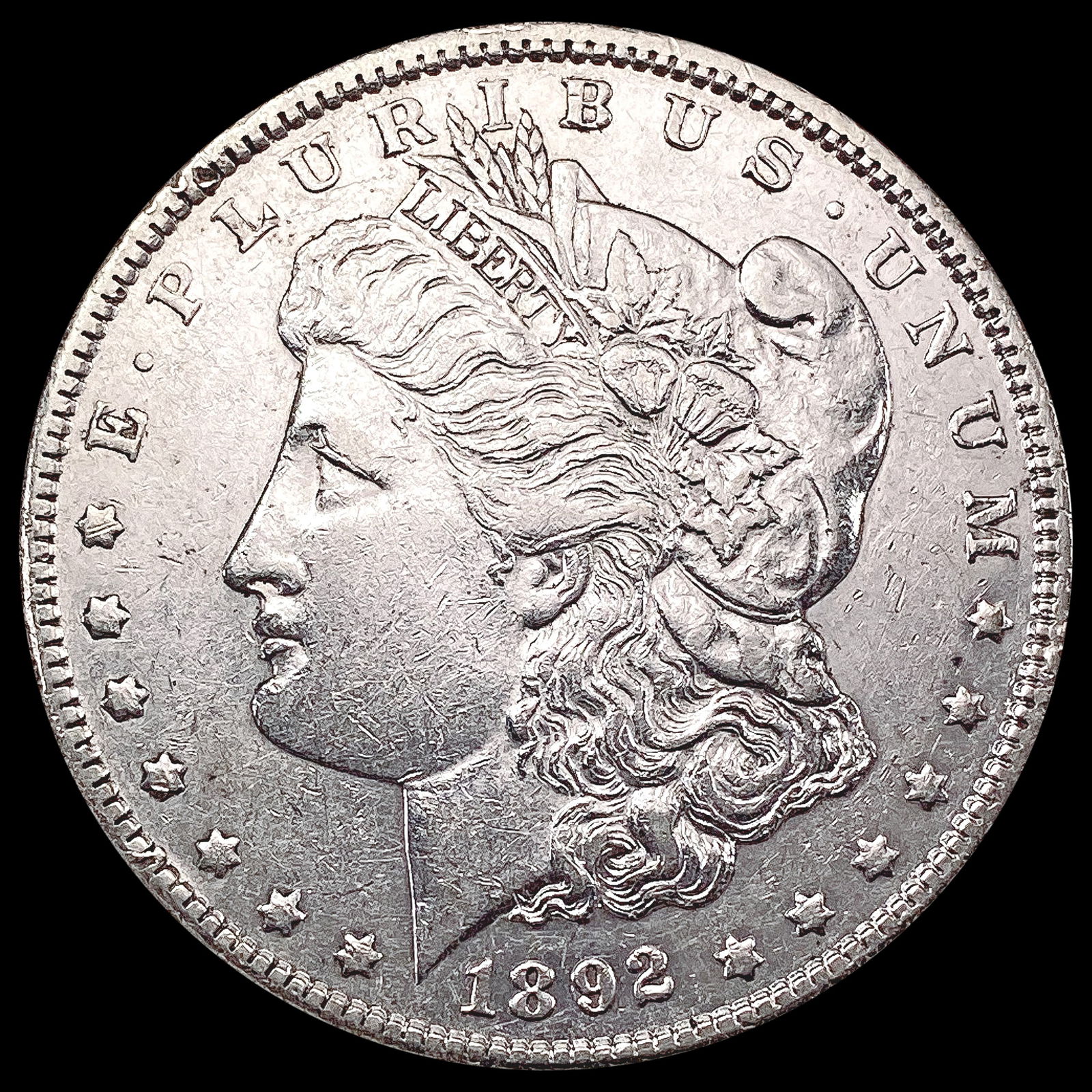 1892 Morgan Silver Dollar CLOSELY UNCIRCULATED (1 of 2)