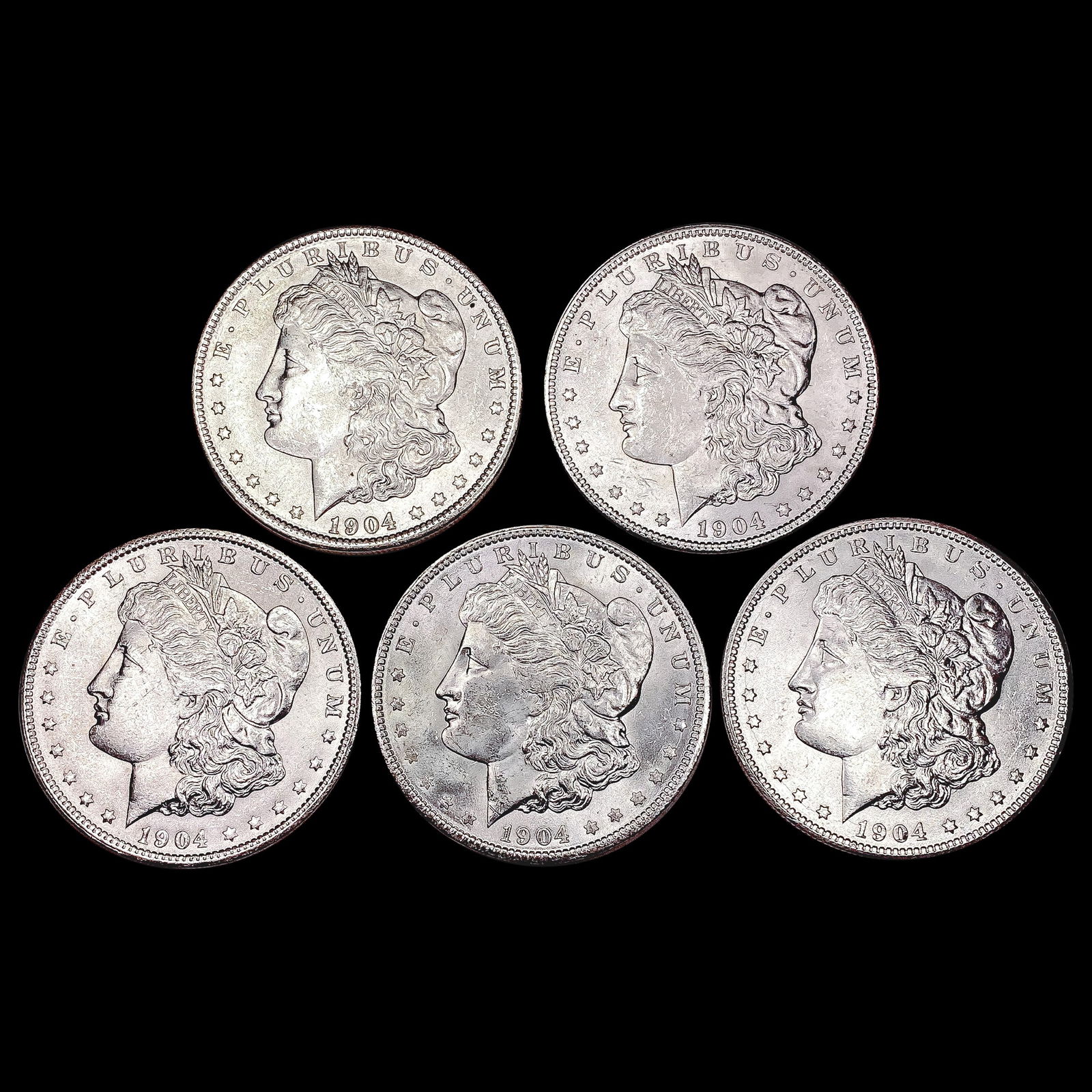 [5] 1904-O Morgan Silver Dollar UNCIRCULATED (1 of 2)