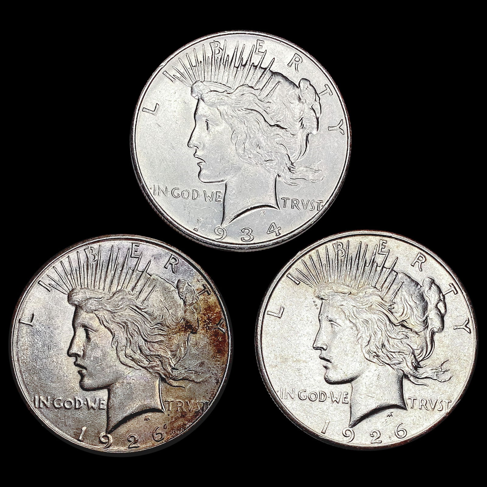[3] 1926-1934 Silver Peace Dollar HIGH GRADE (1 of 2)