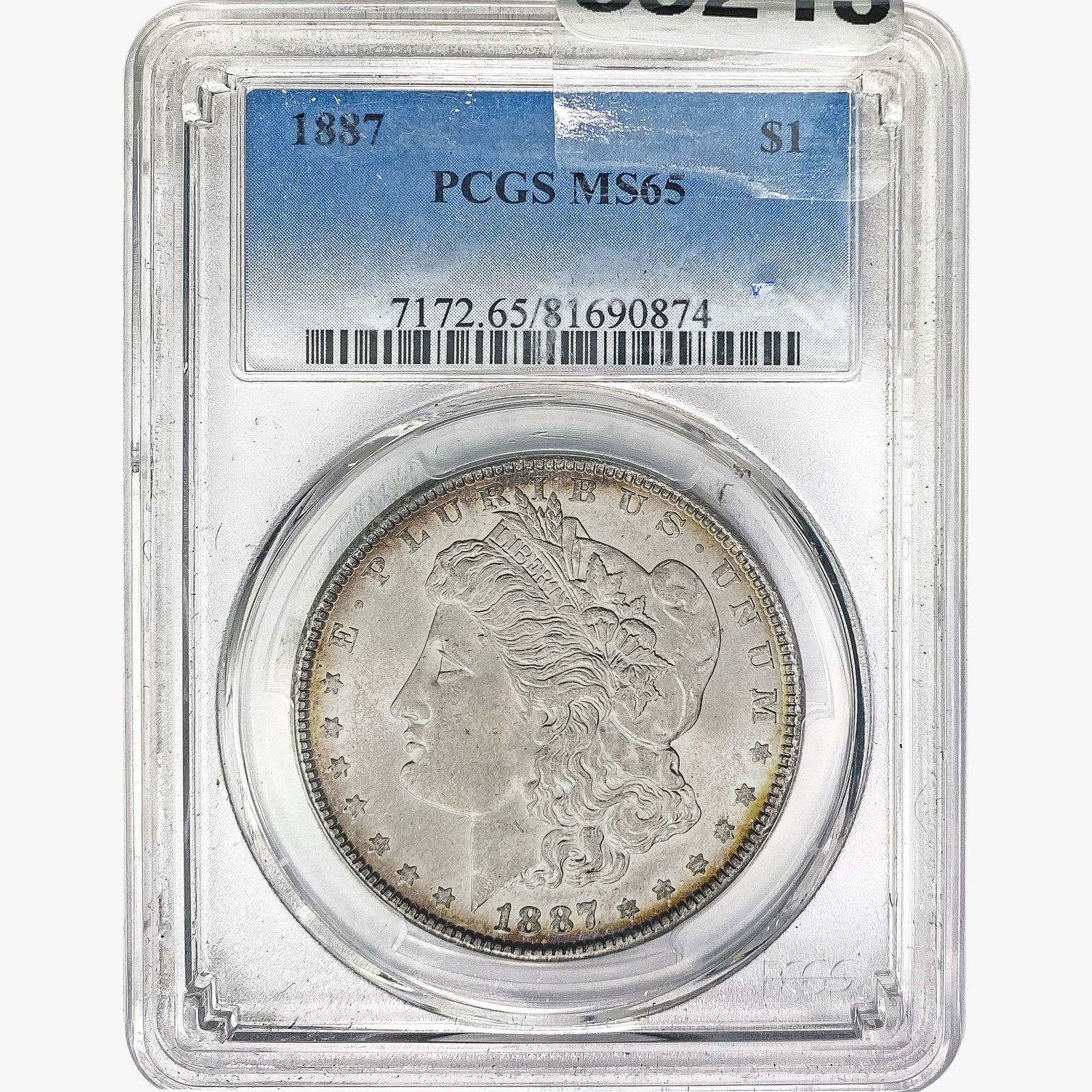 1887 Morgan Silver Dollar PCGS MS65 (1 of 2)