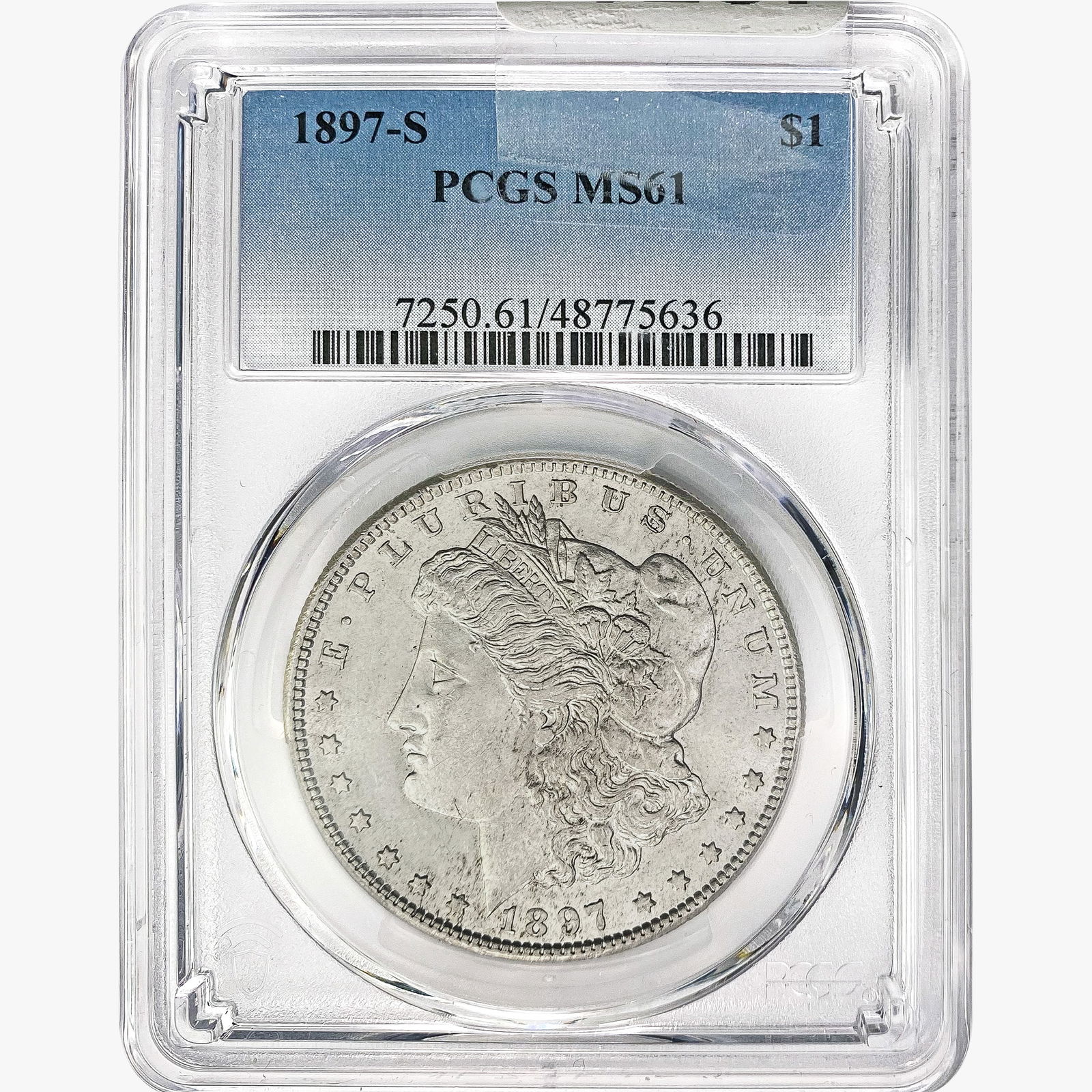 1897-S Morgan Silver Dollar PCGS MS61 (1 of 2)