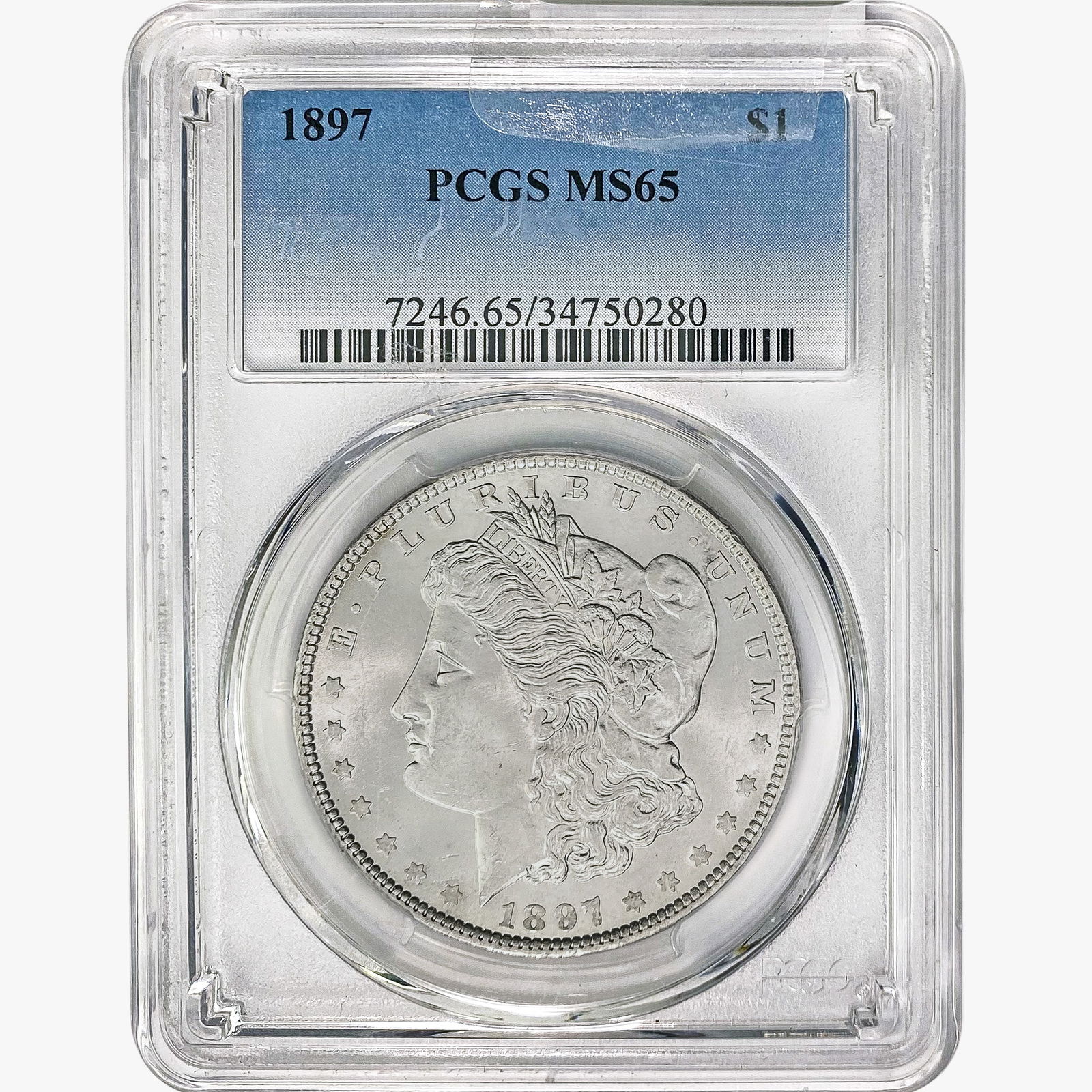 1897 Morgan Silver Dollar PCGS MS65 (1 of 2)