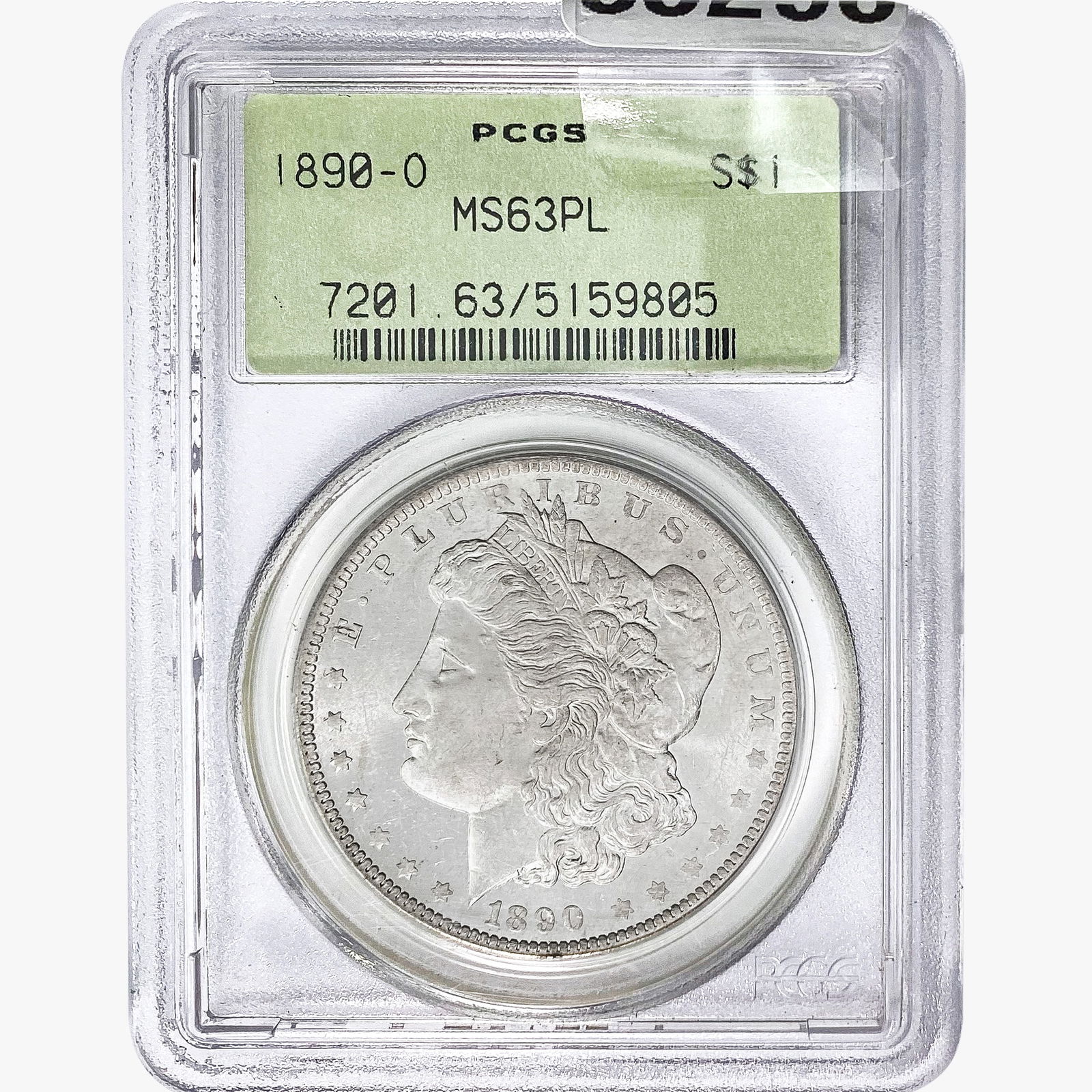 1890-O Morgan Silver Dollar PCGS MS63 PL (1 of 2)