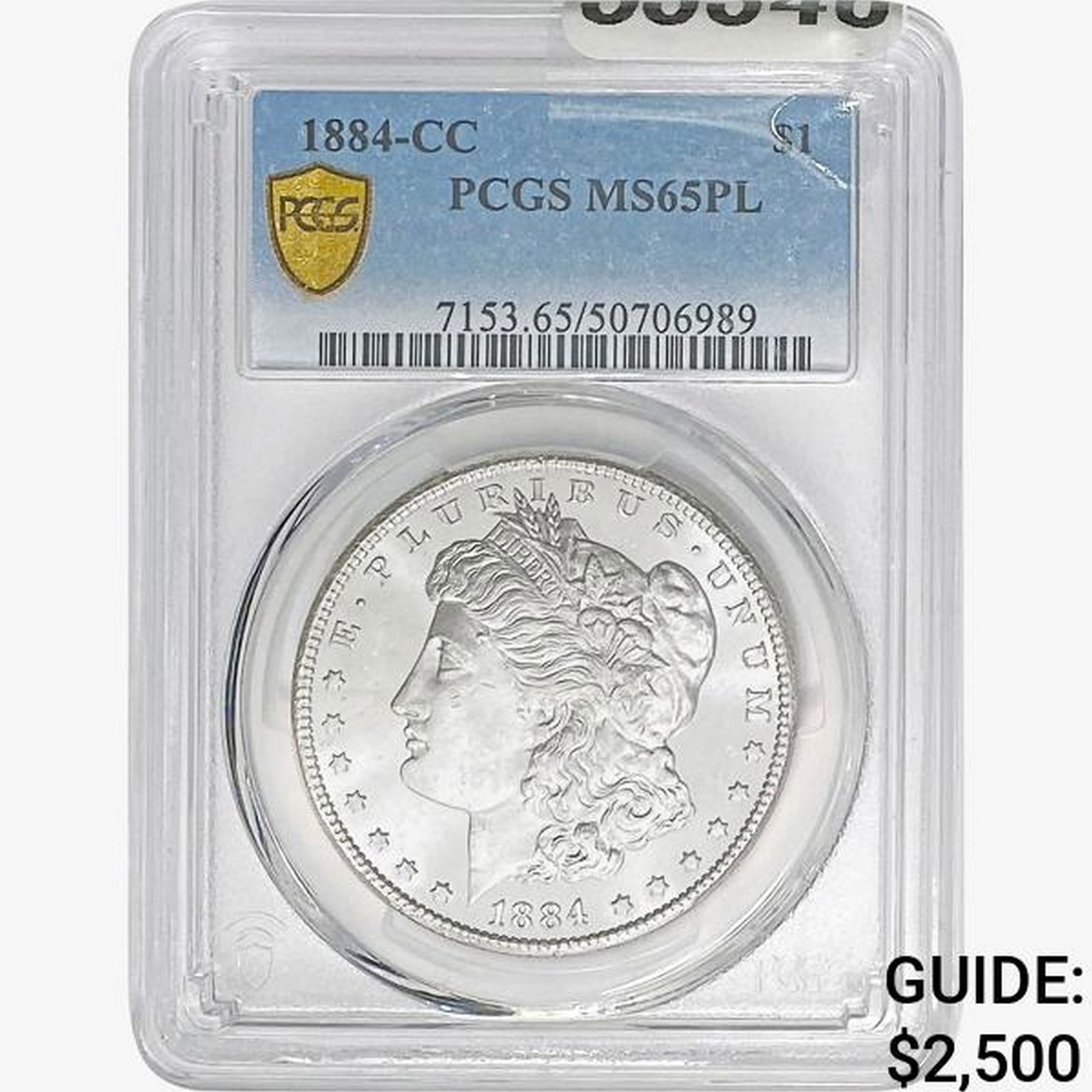 1884-CC Morgan Silver Dollar PCGS MS65 PL (1 of 2)