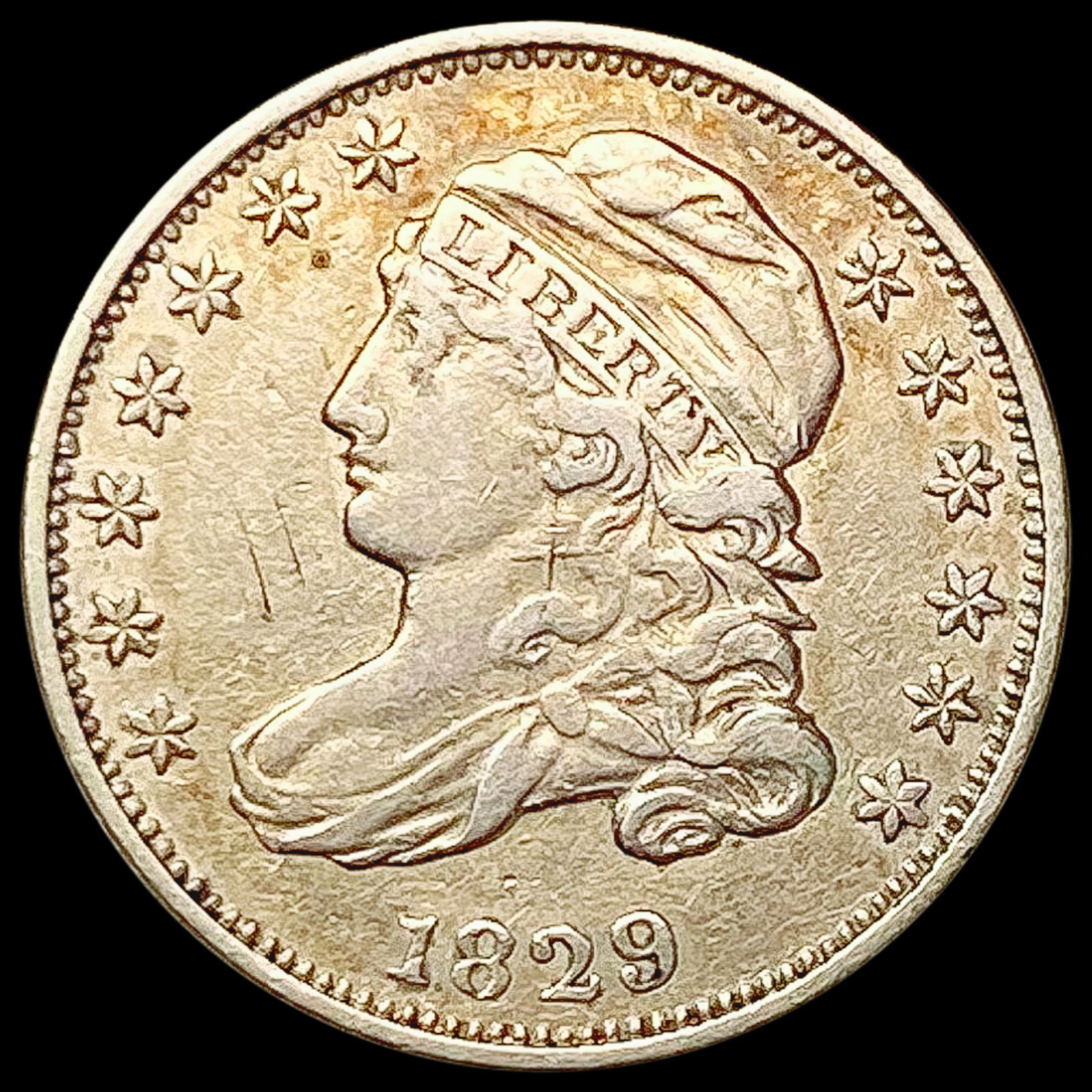 1829 Capped Bust Dime CLOSELY UNCIRCULATED (1 of 2)