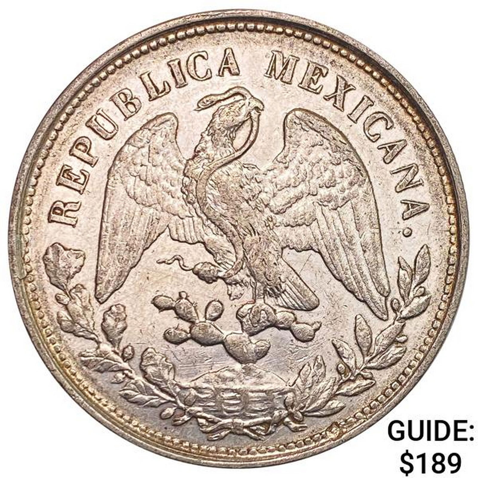 1902Mo AM Mexico Silver Peso CHOICE AU (1 of 2)
