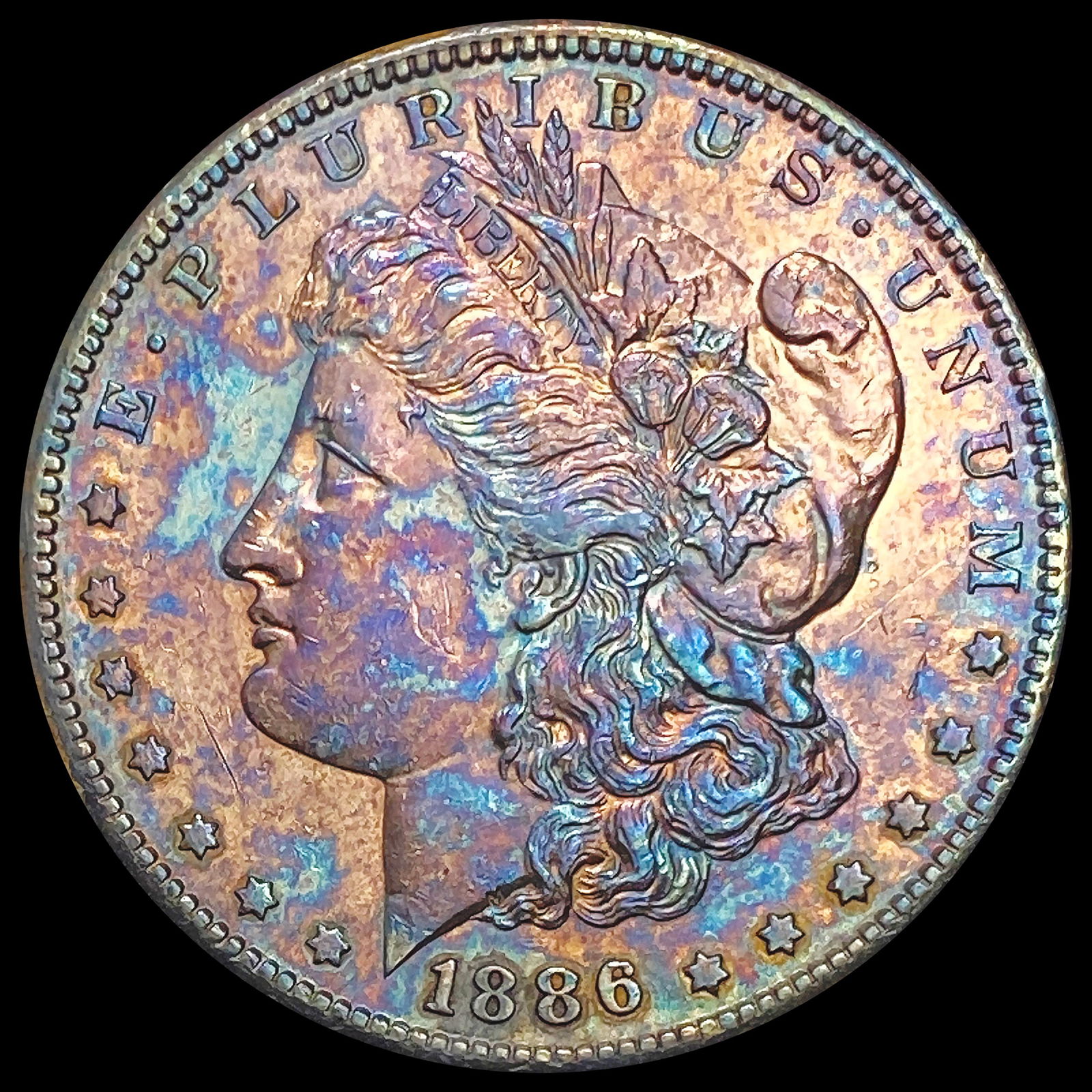 1886-S Morgan Silver Dollar CHOICE BU (1 of 2)
