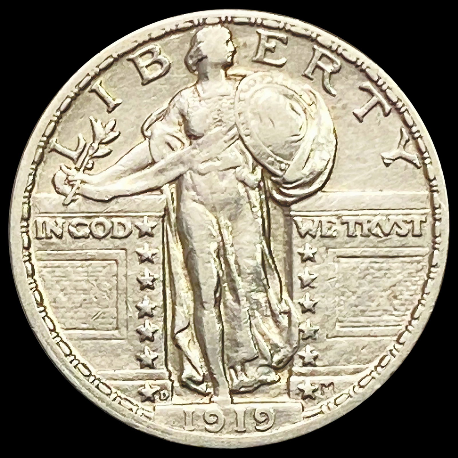 1919-D Standing Liberty Quarter CLOSELY UNCIRCULATED (1 of 2)