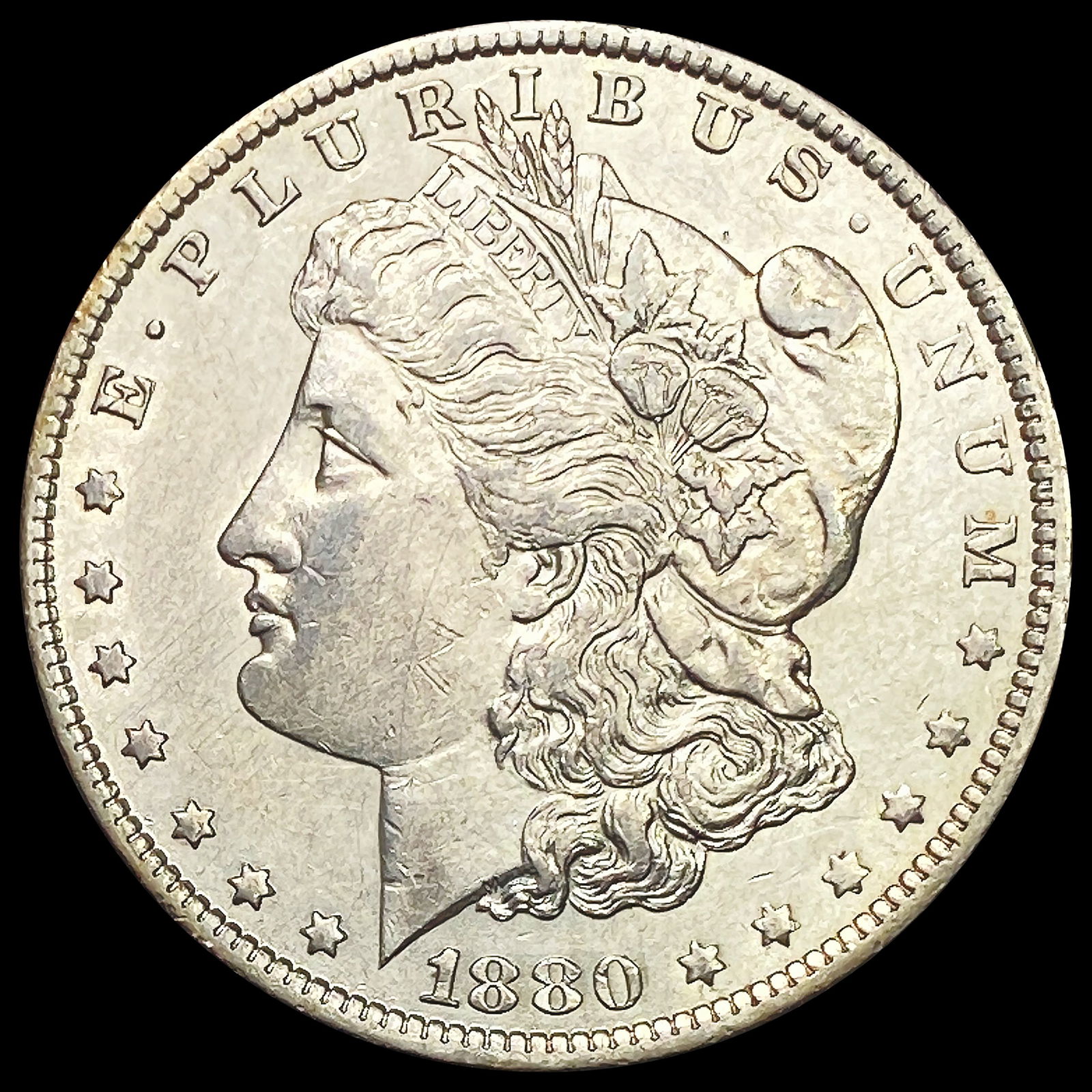 1880-O Morgan Silver Dollar CLOSELY UNCIRCULATED (1 of 2)