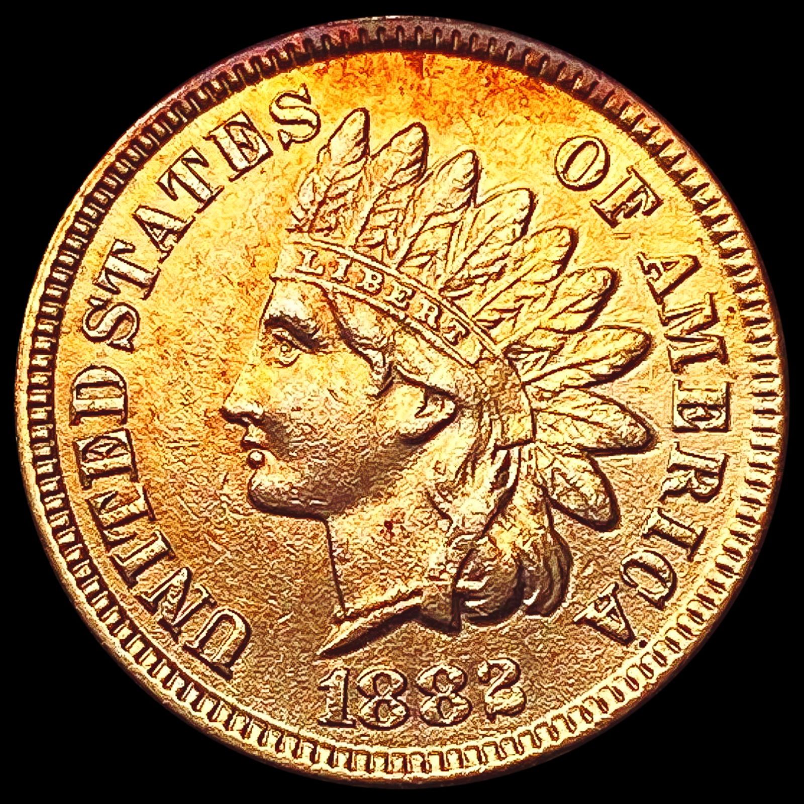 1882 Indian Head Cent CHOICE AU (1 of 2)