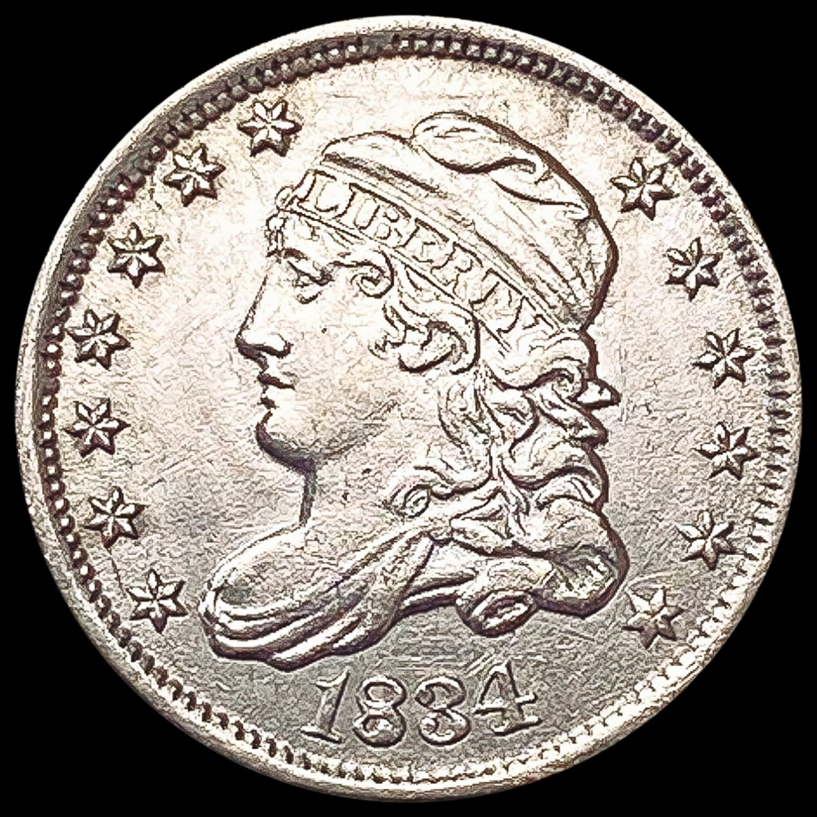 1834 Capped Bust Half Dime UNCIRCULATED (1 of 2)