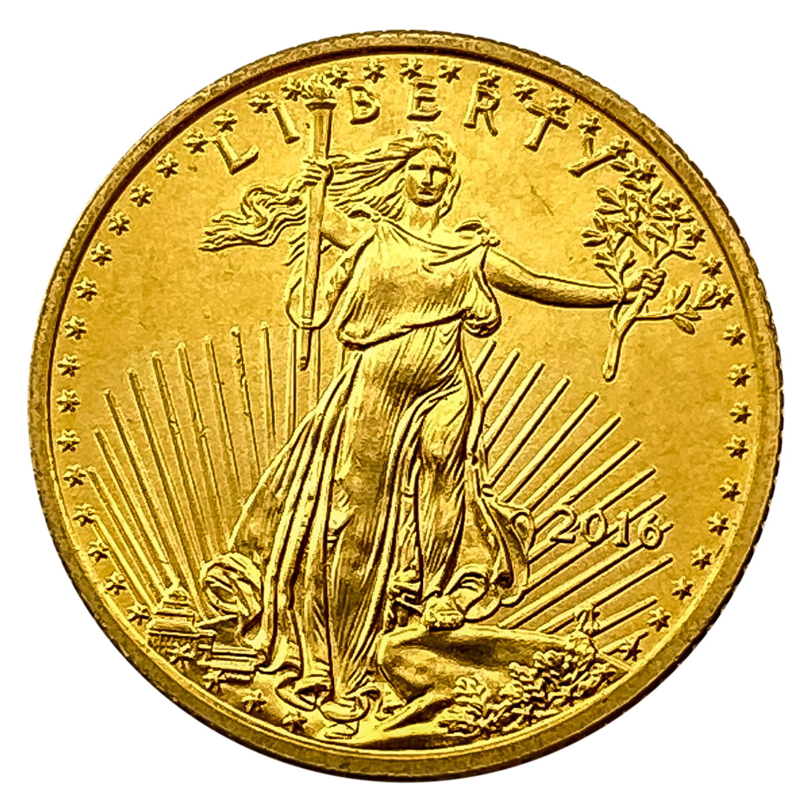 2016 1/10 oz Gold Eagle (1 of 2)