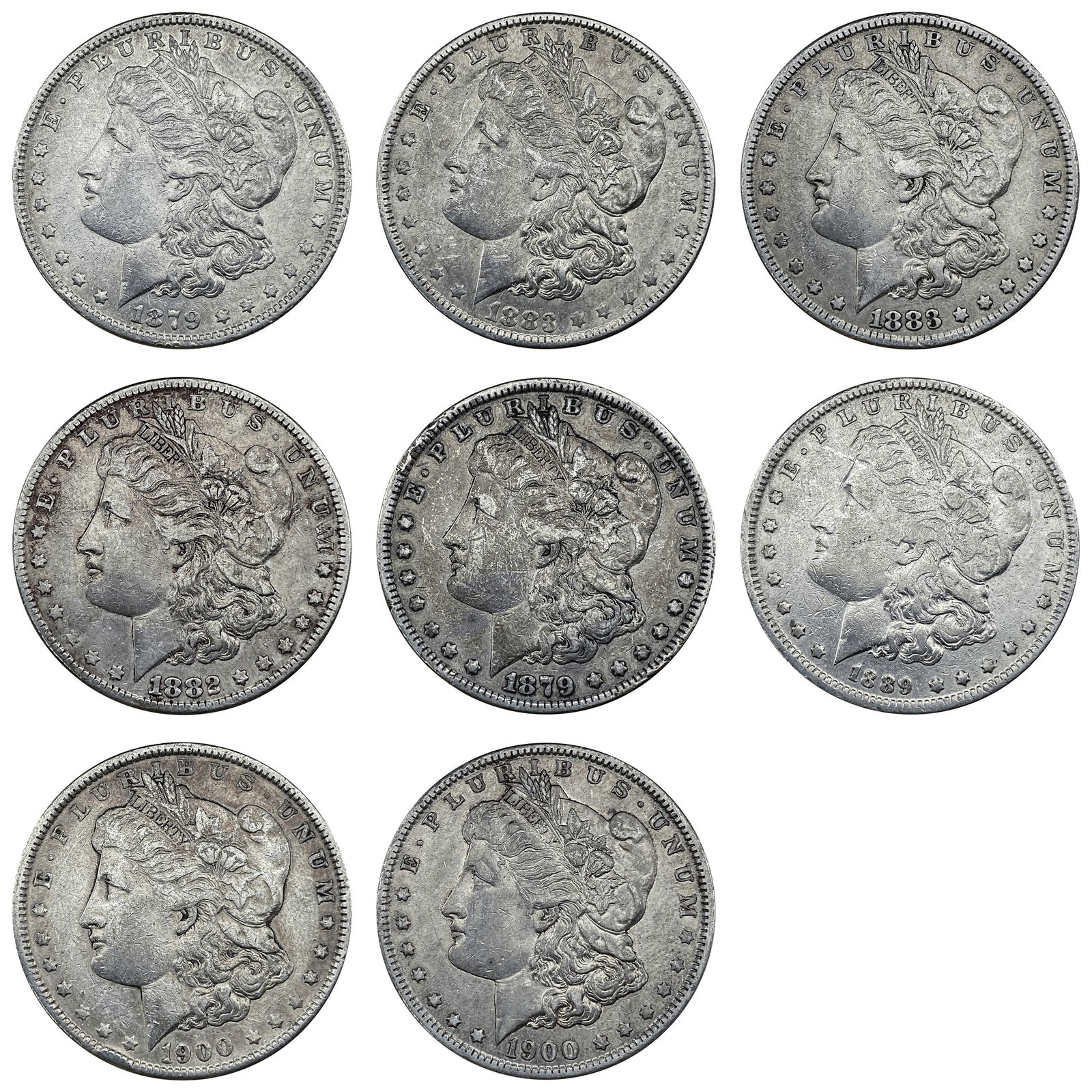 1879-1900 [8] Morgan Silver Dollar (1 of 2)