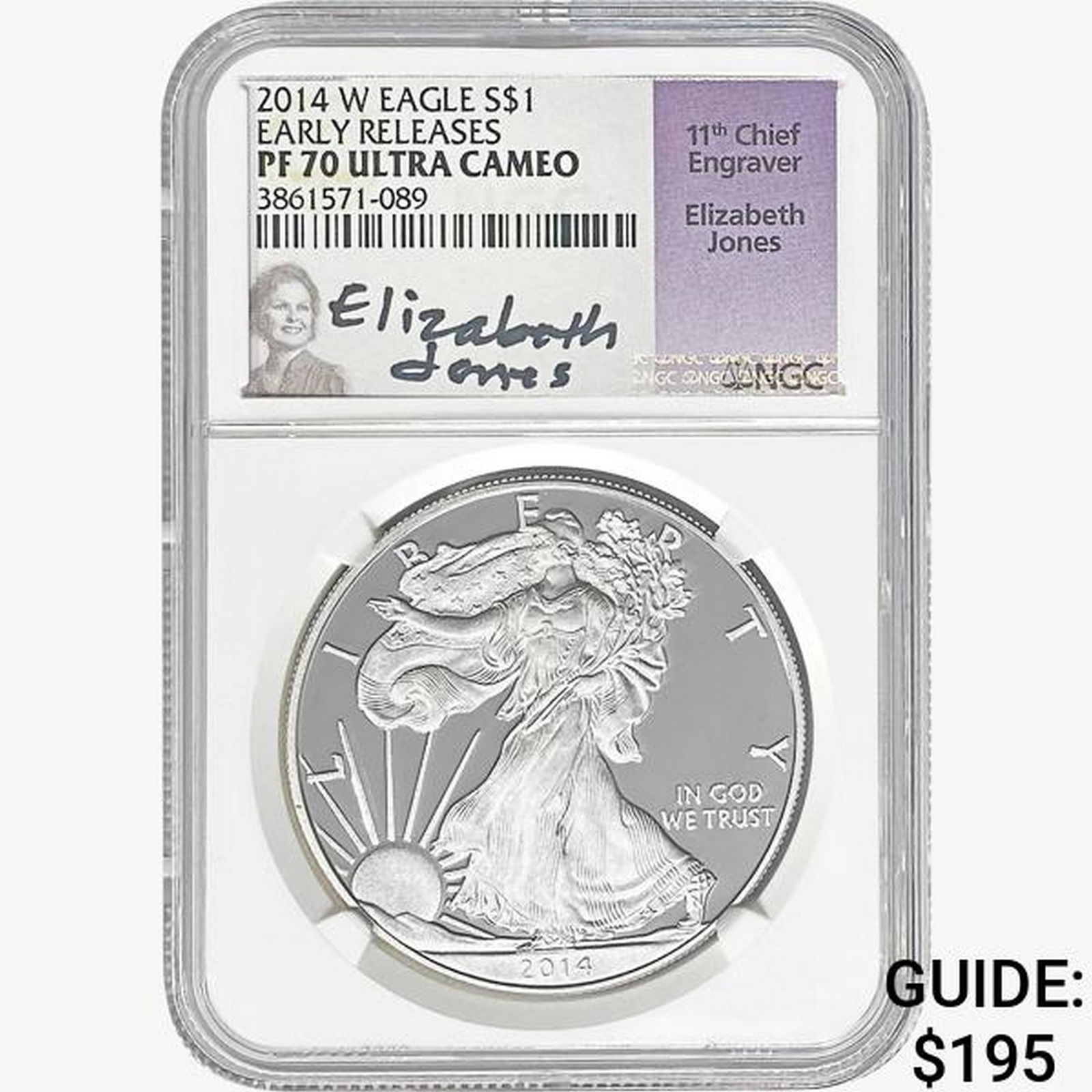 2014 Silver Eagle NGC PF70 ULTRA CAMEO (1 of 2)